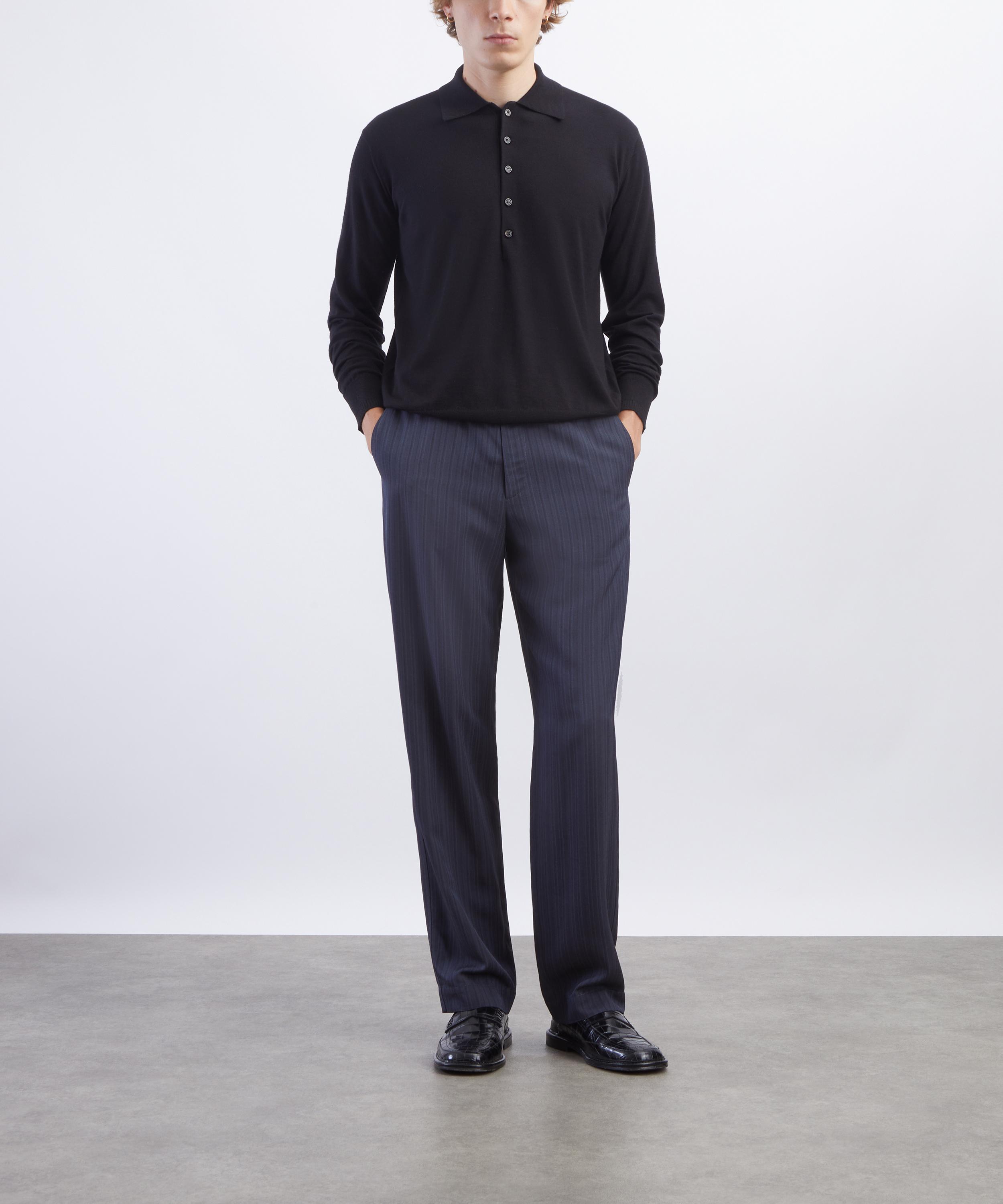 Dries Van Noten - Wool Polo Shirt image number 1