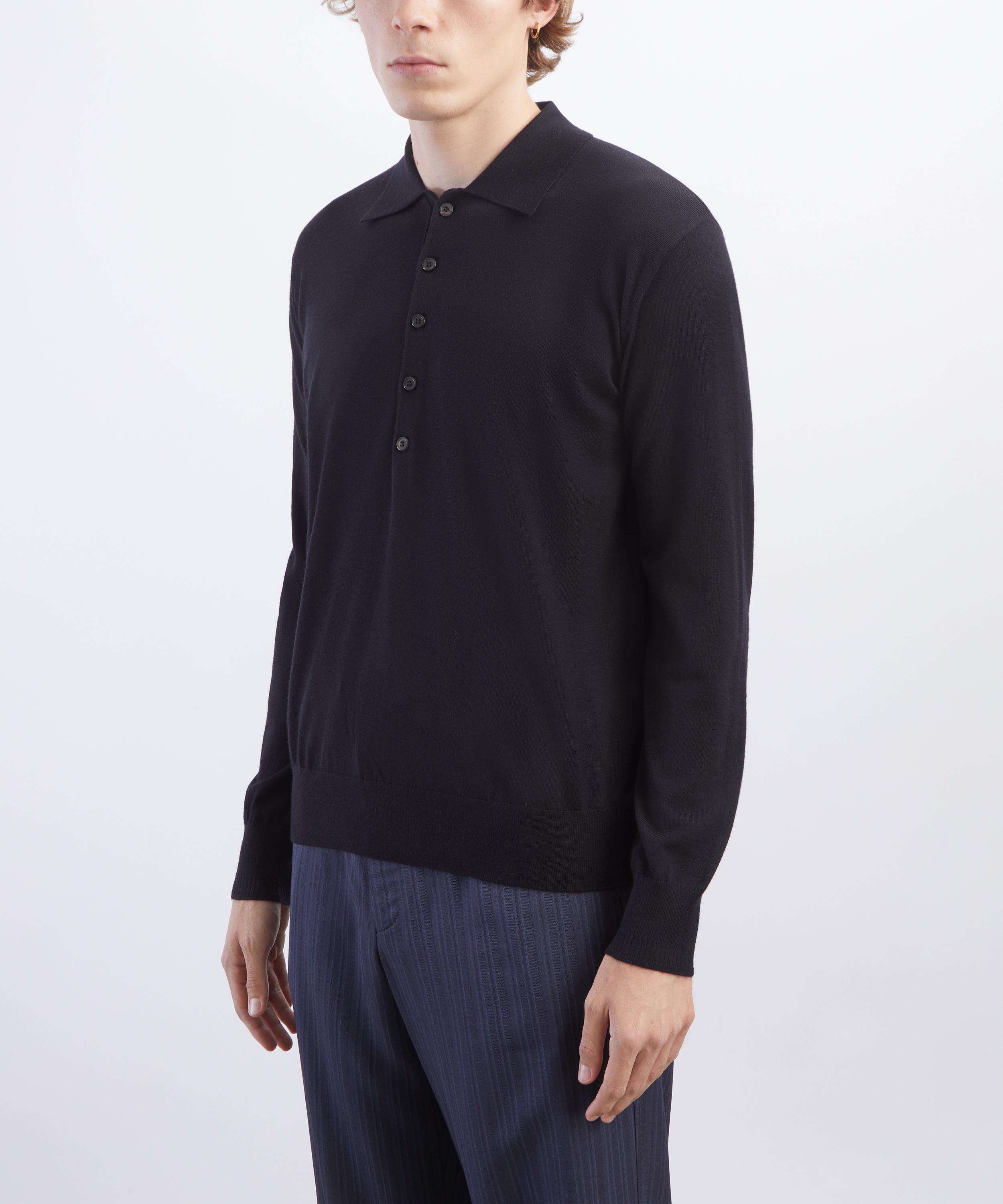Dries Van Noten - Wool Polo Shirt image number 2