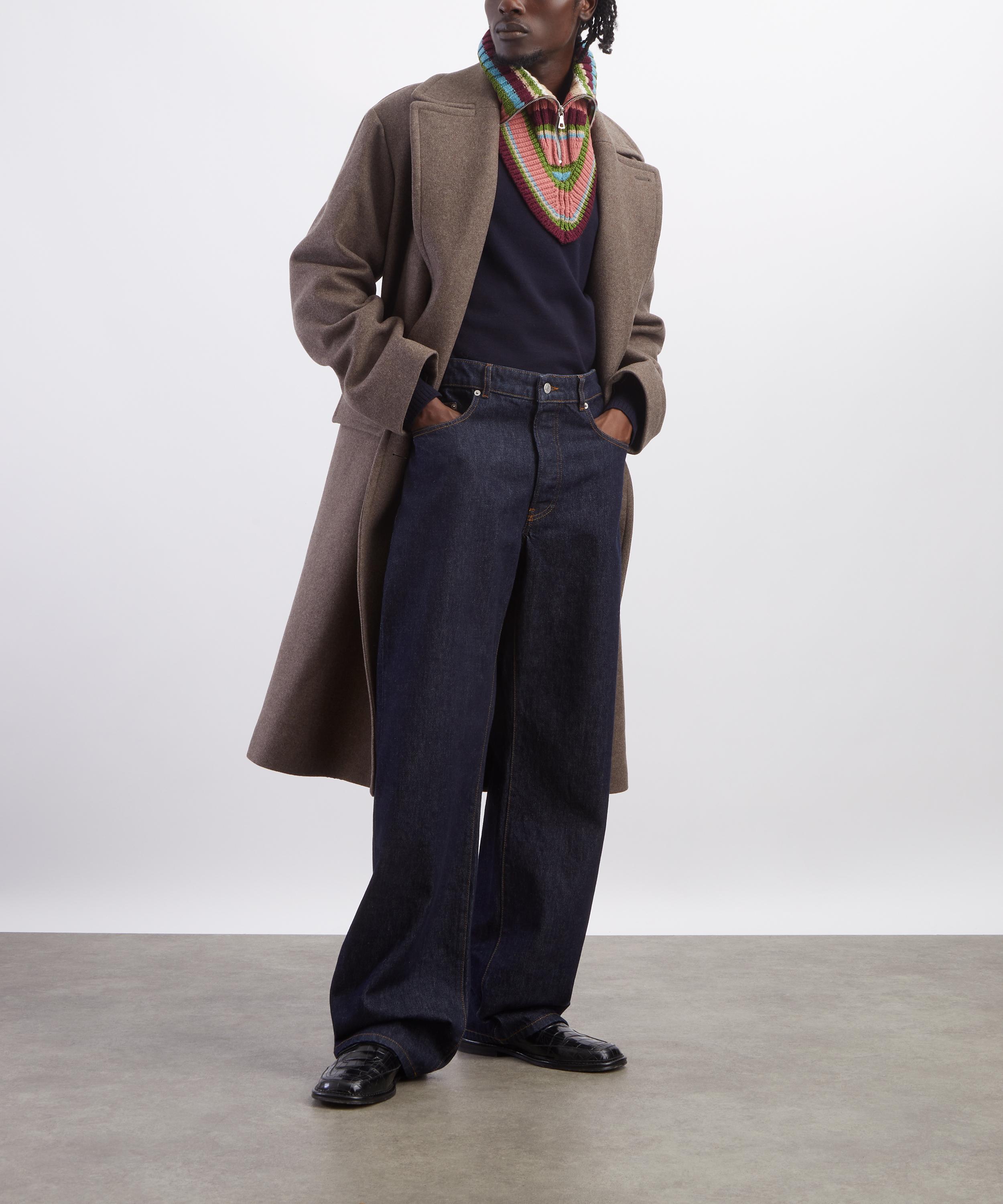 Dries Van Noten Wool Zip Collar | Liberty