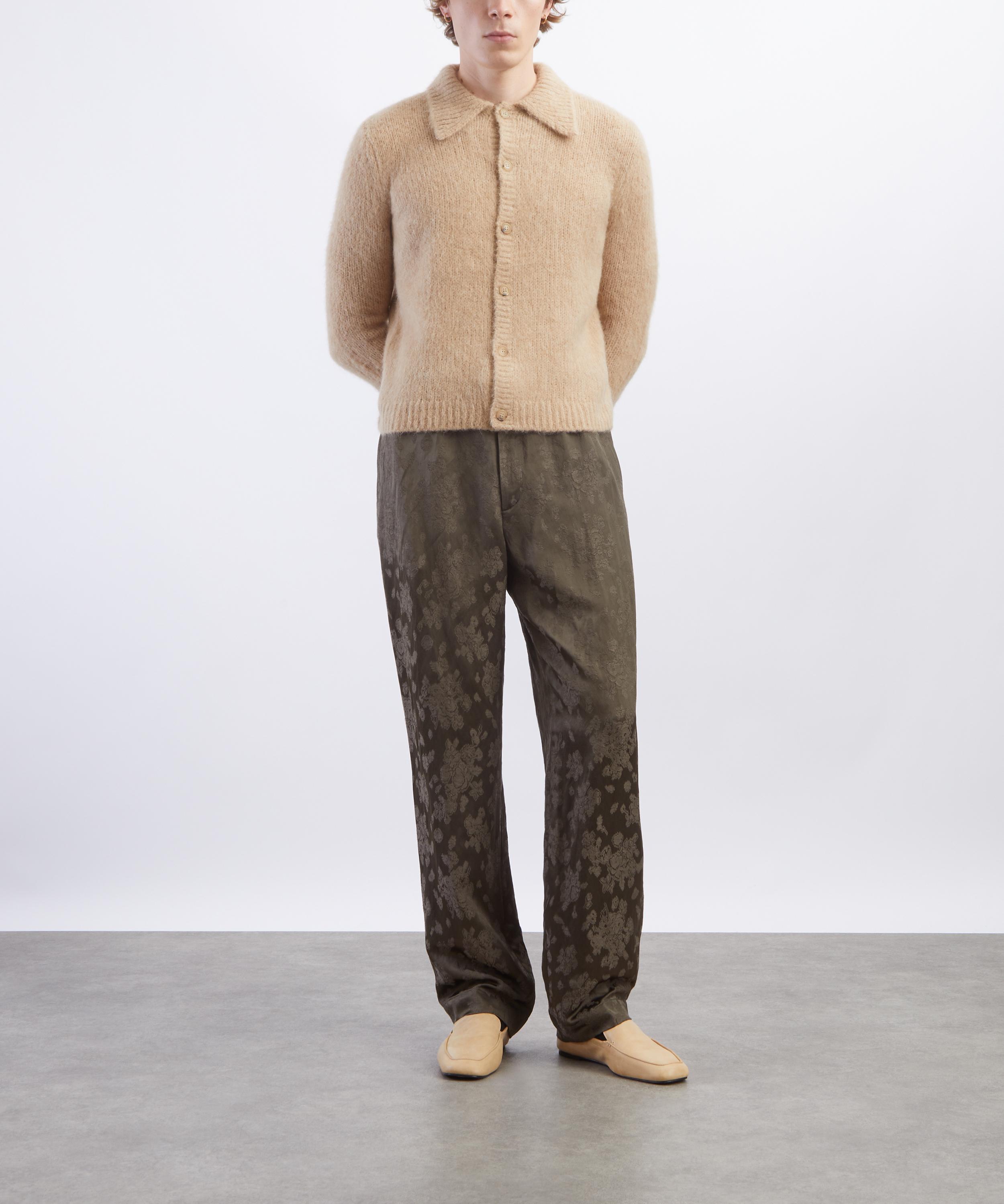 Dries Van Noten - Alpaca-Merino Wool Knitted Cardigan image number 1