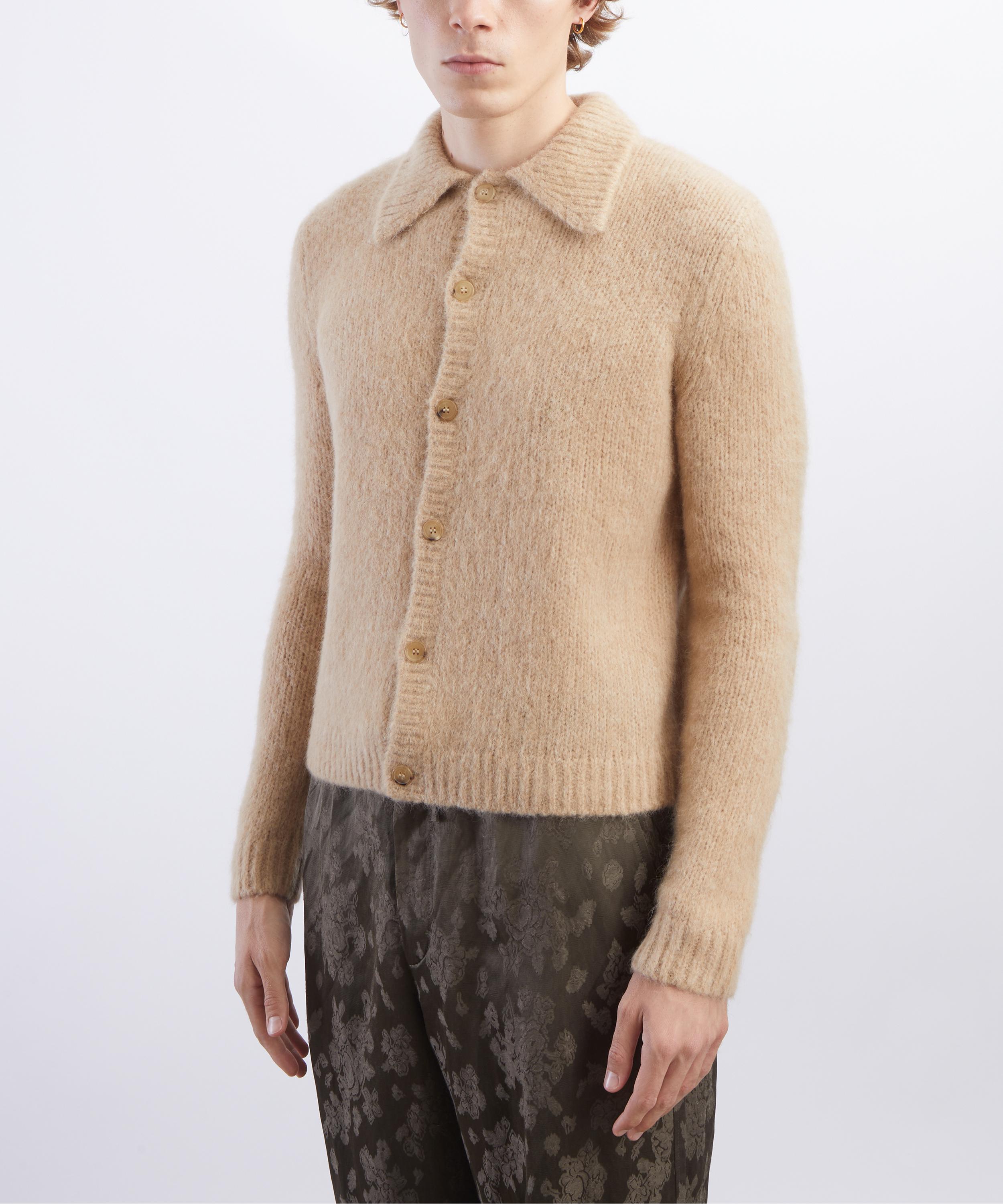 Dries Van Noten - Alpaca-Merino Wool Knitted Cardigan image number 2