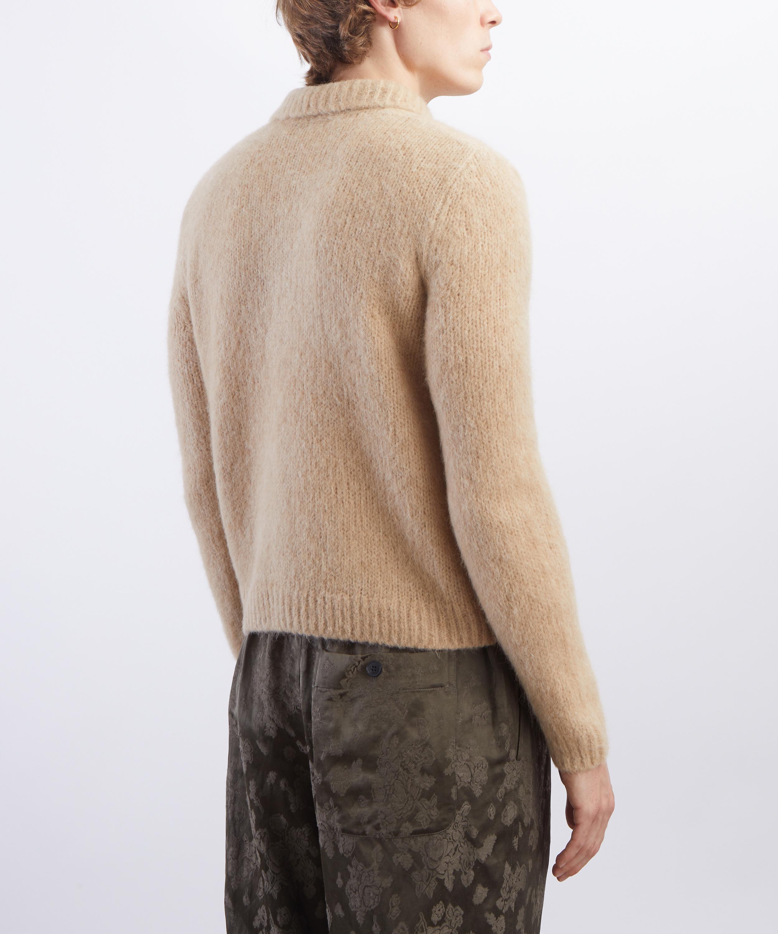 Dries Van Noten - Alpaca-Merino Wool Knitted Cardigan image number 3