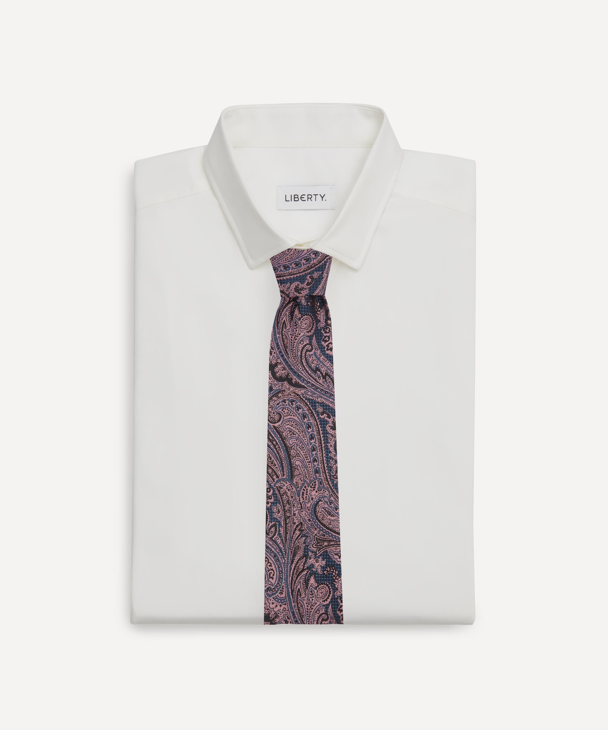 Dries Van Noten - Paisley Printed Silk Tie image number 2