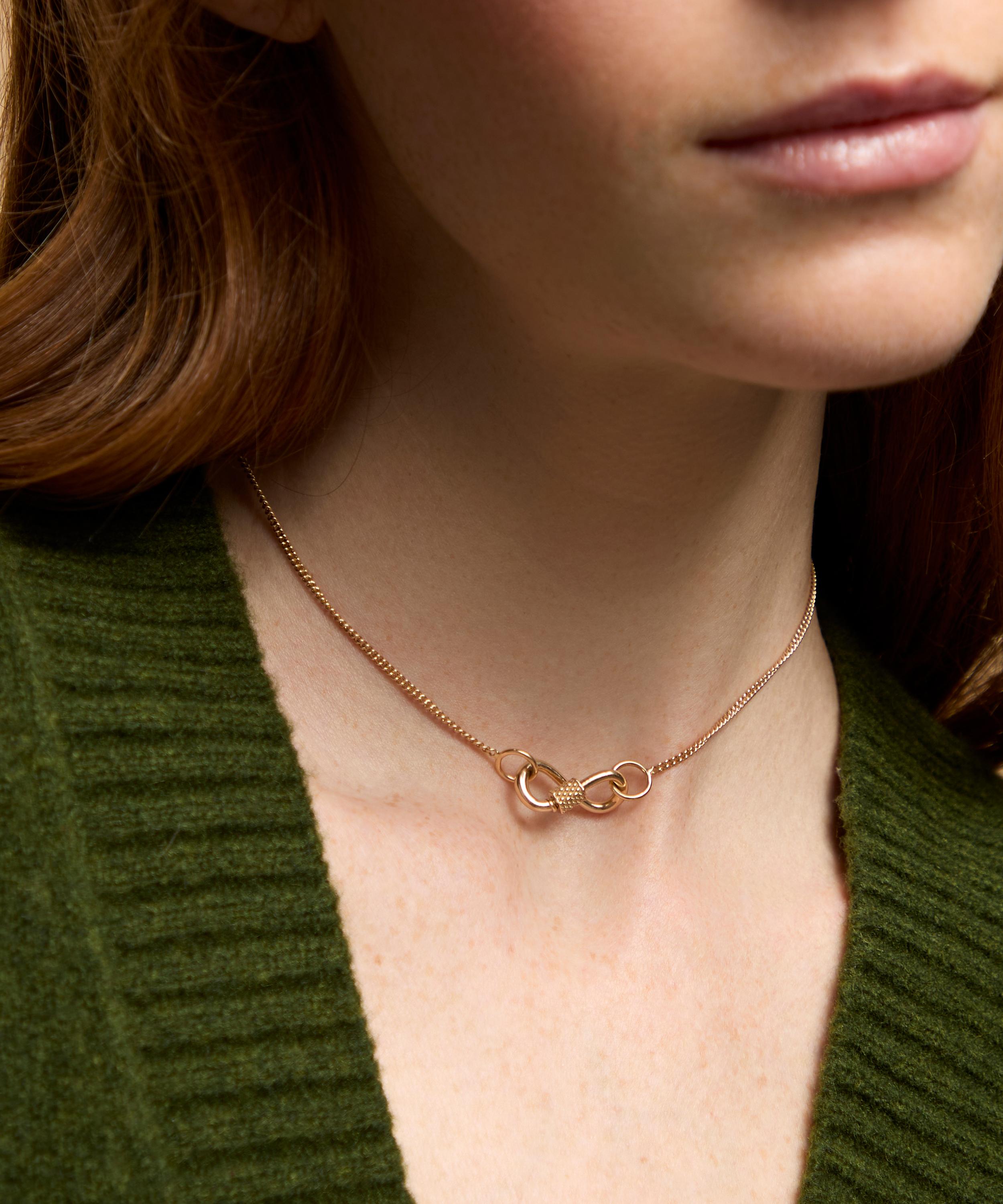 Marla Aaron - 14ct Gold Baby DNA Lock image number 1