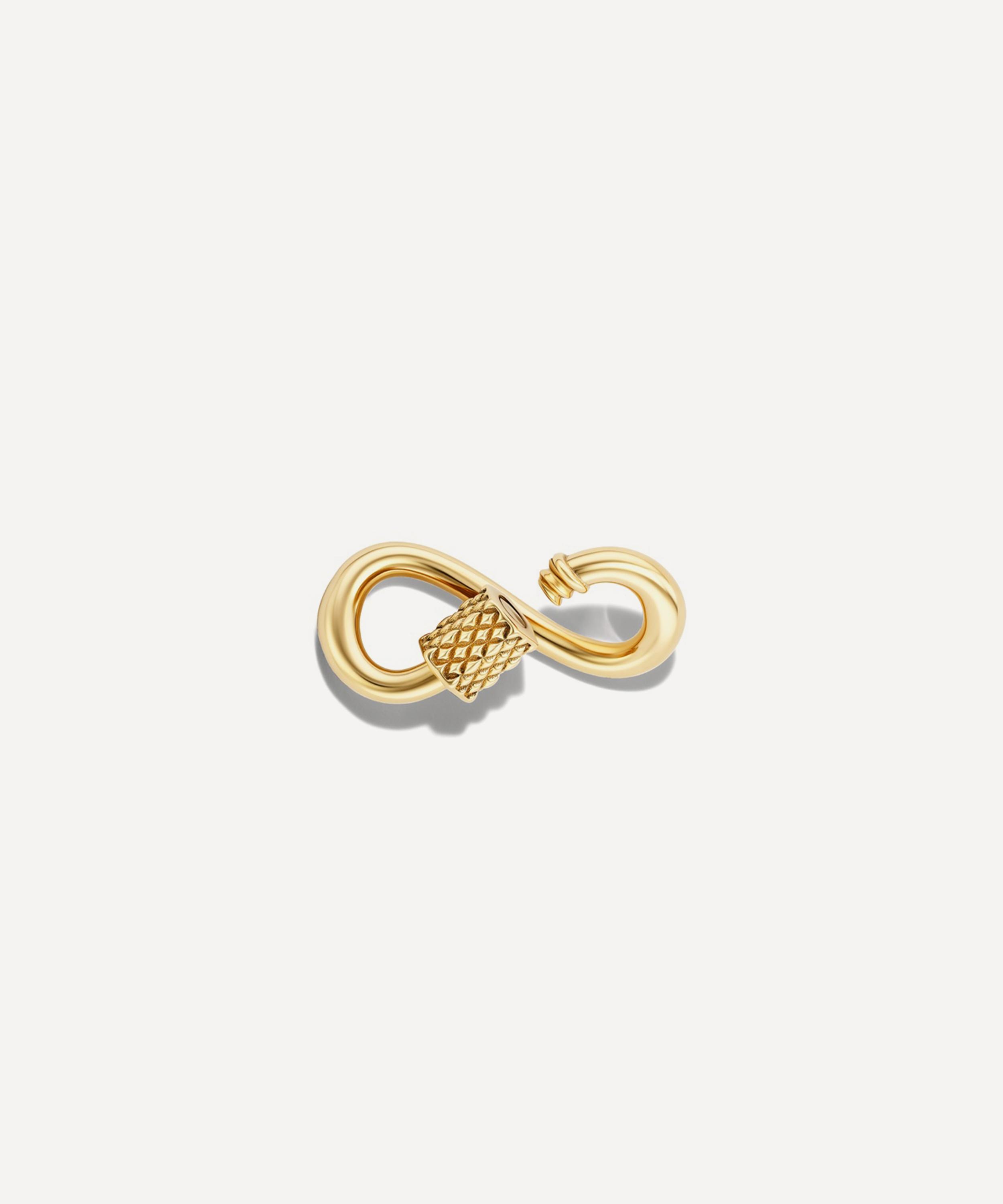 Marla Aaron - 14ct Gold Baby DNA Lock image number 2