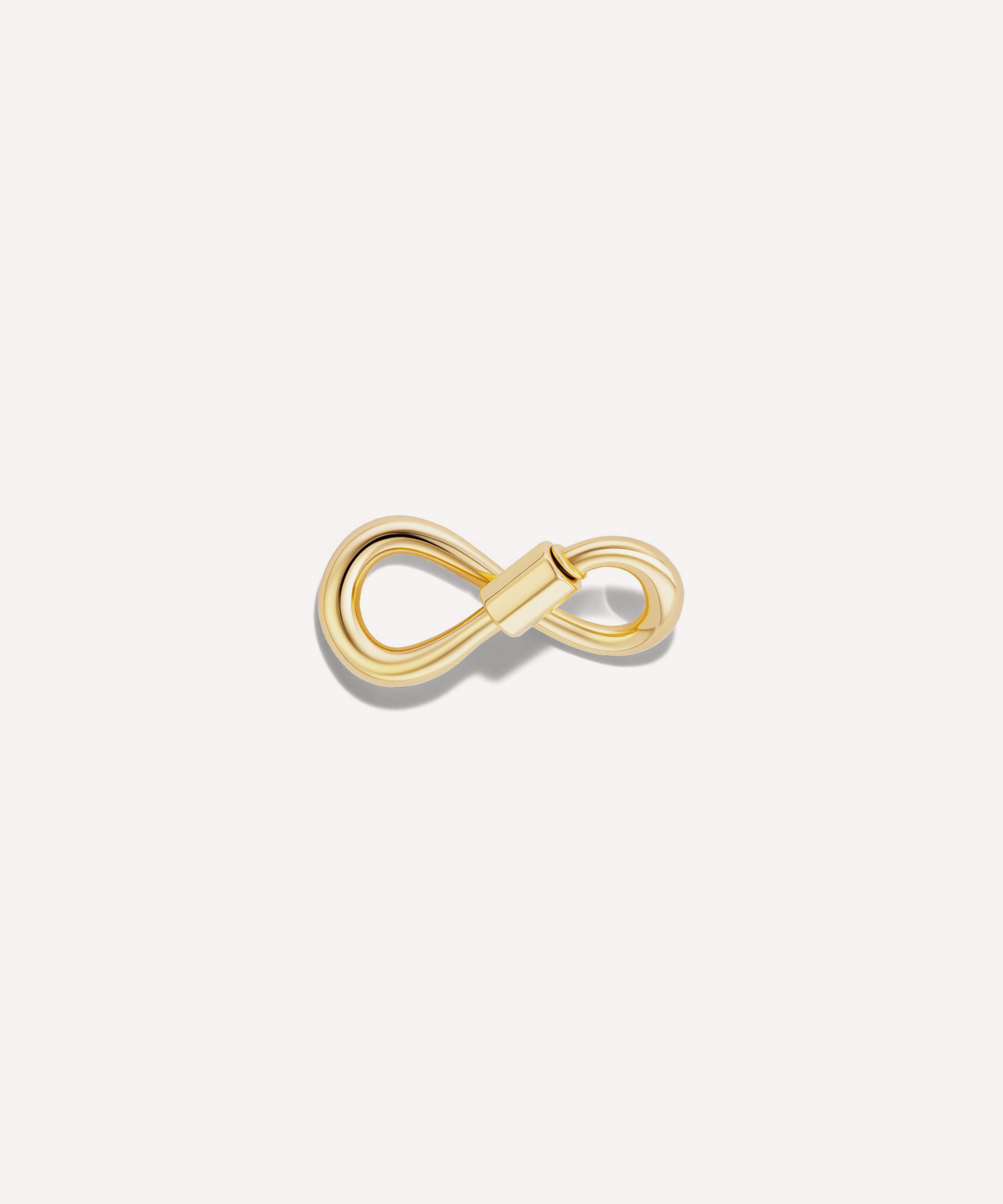 Marla Aaron - 14ct Gold DNA Lock image number 0