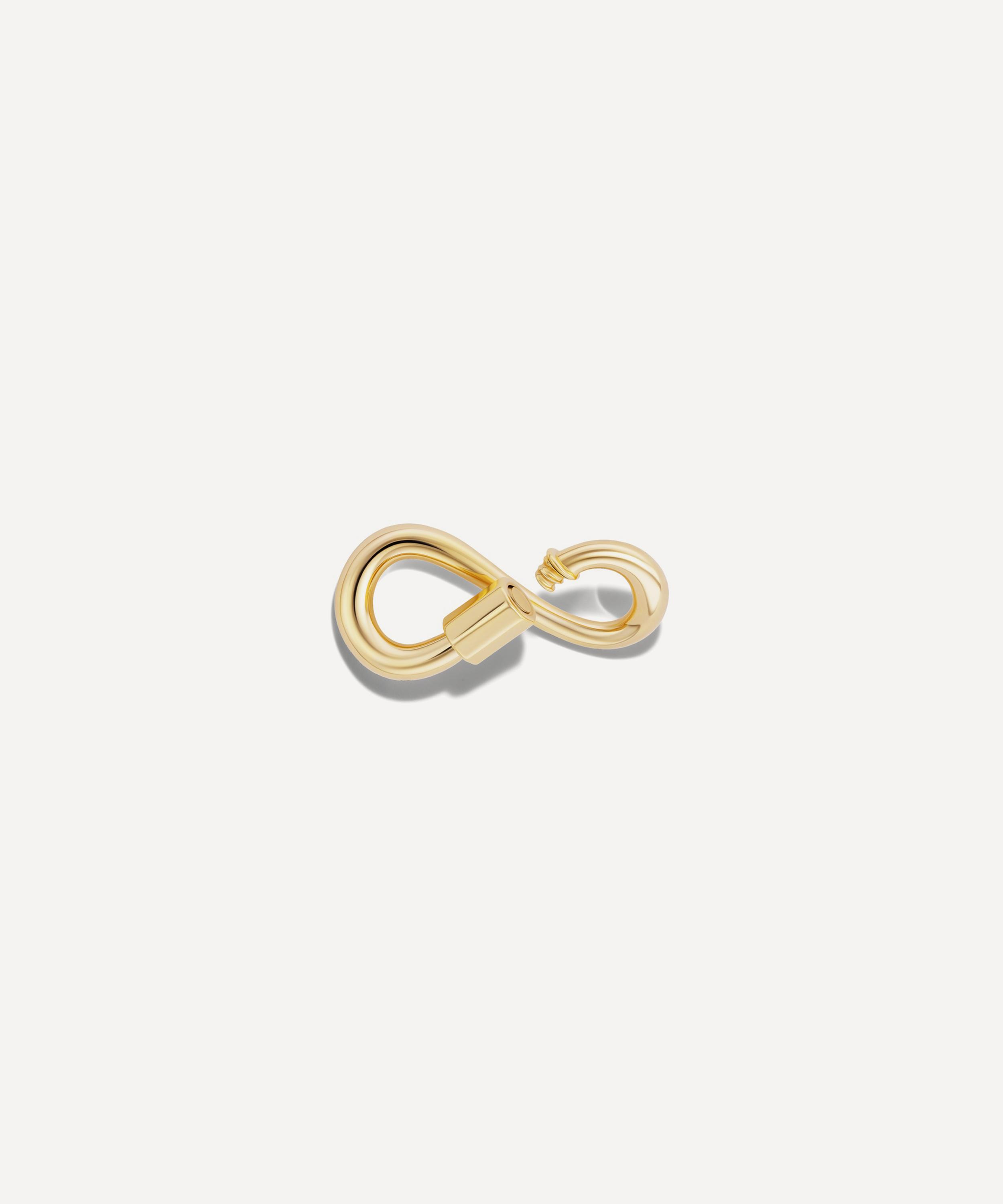 Marla Aaron - 14ct Gold DNA Lock image number 2