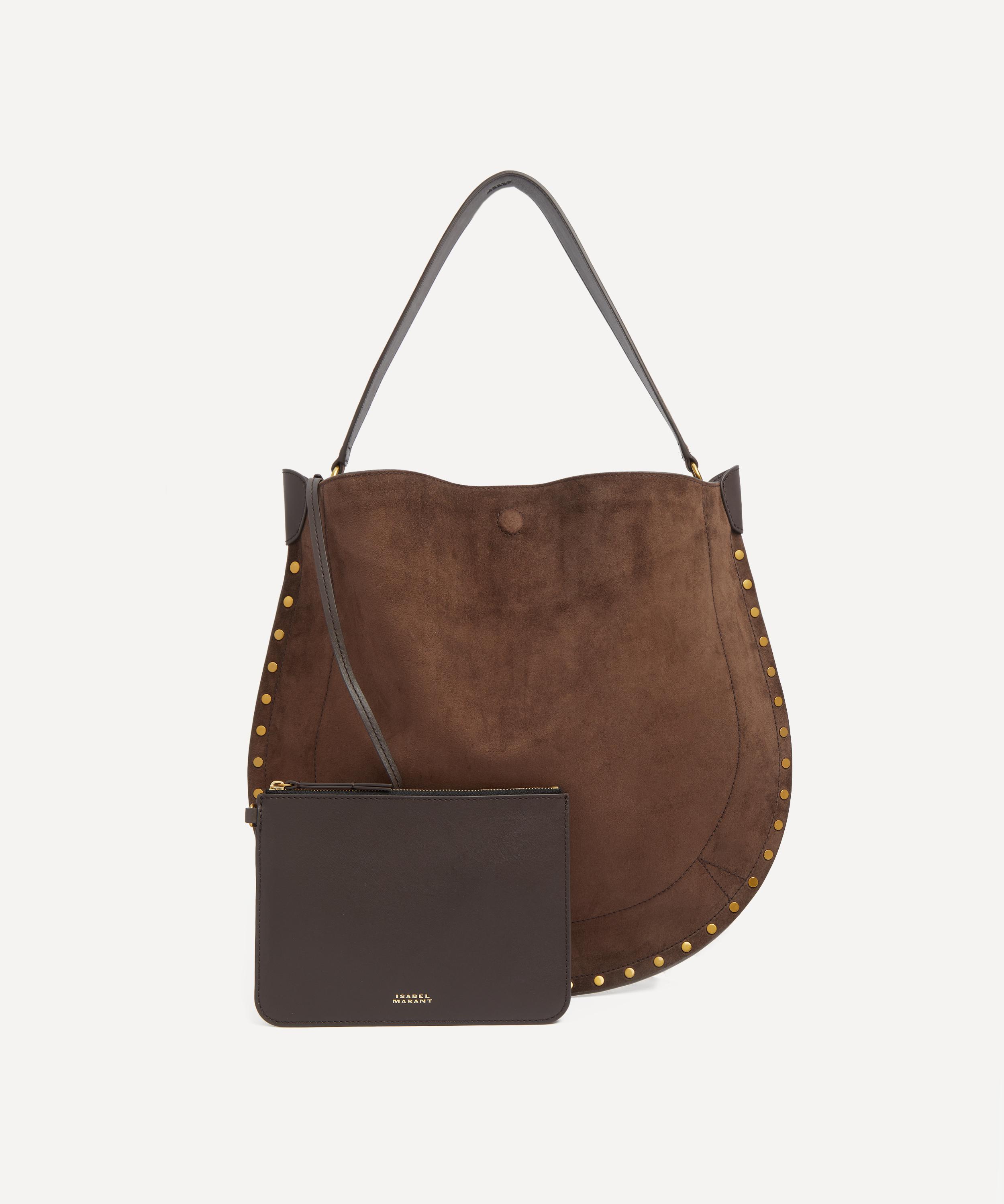 Isabel Marant - Oskan Hobo Soft Coffee Shoulder Bag image number 0