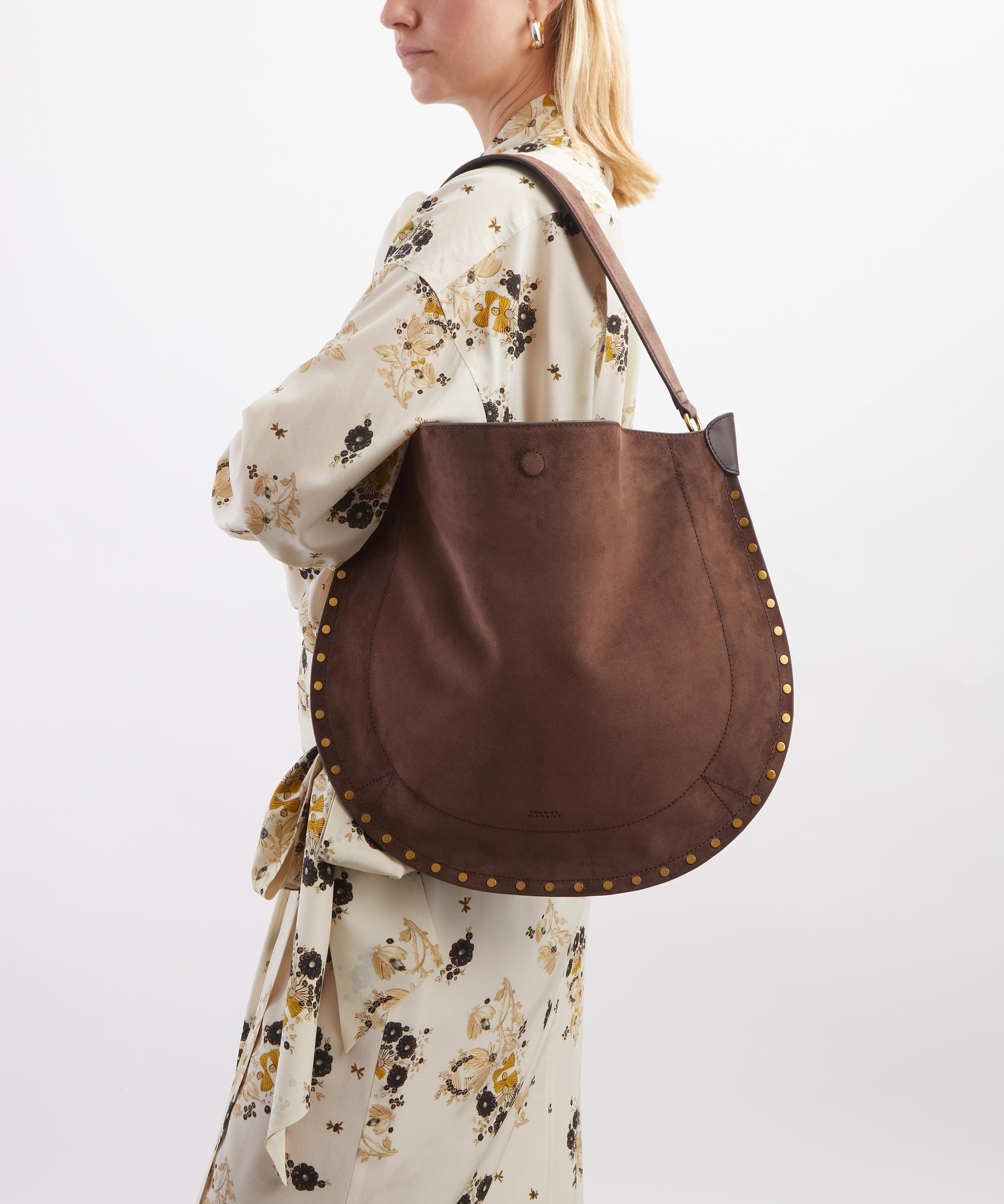 Isabel Marant - Oskan Hobo Soft Coffee Shoulder Bag image number 1