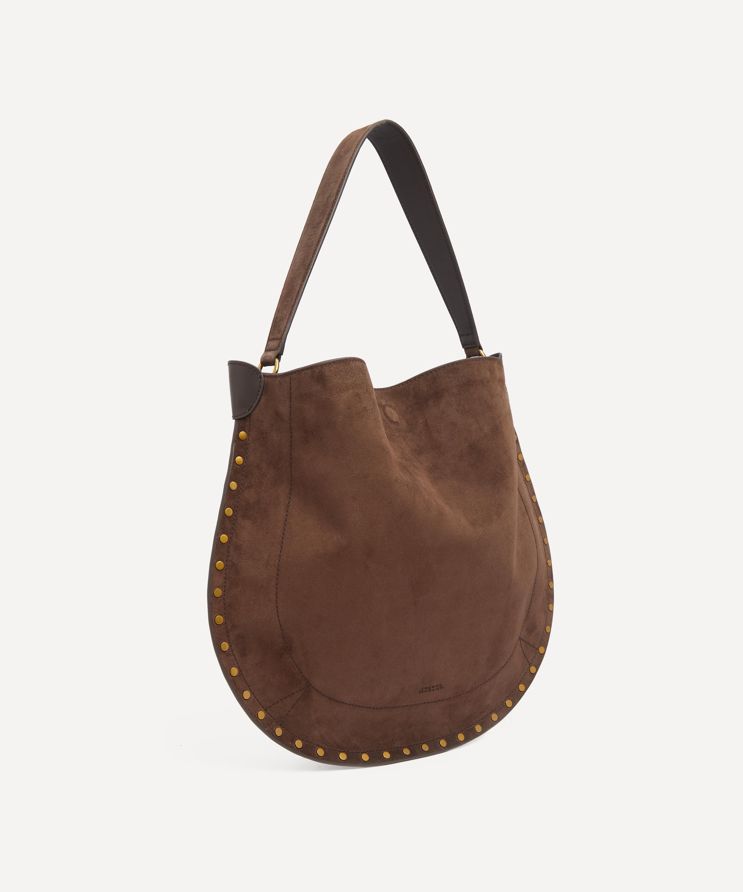 Isabel Marant - Oskan Hobo Soft Coffee Shoulder Bag image number 2