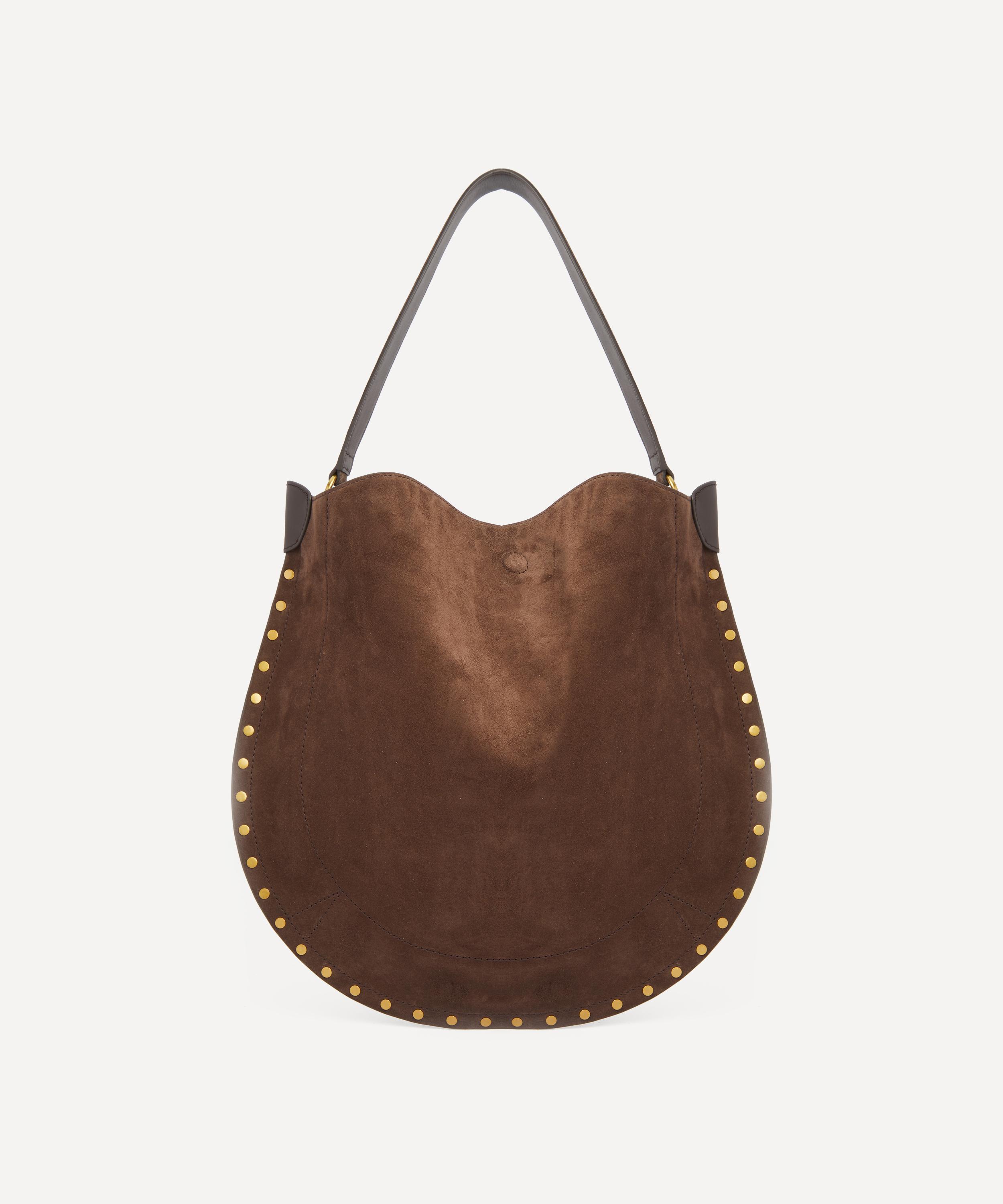 Isabel Marant - Oskan Hobo Soft Coffee Shoulder Bag image number 3