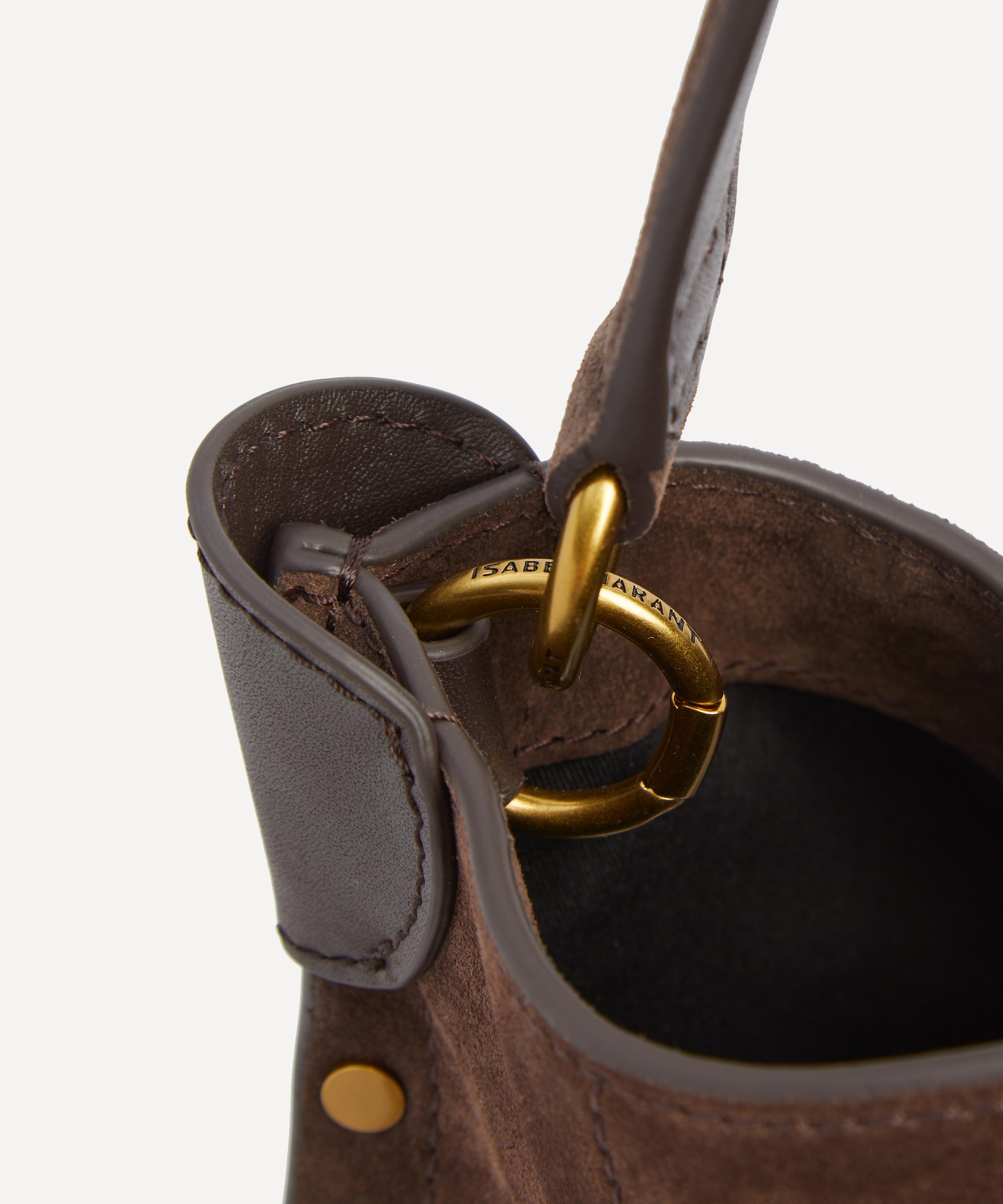 Isabel Marant - Oskan Hobo Soft Coffee Shoulder Bag image number 4