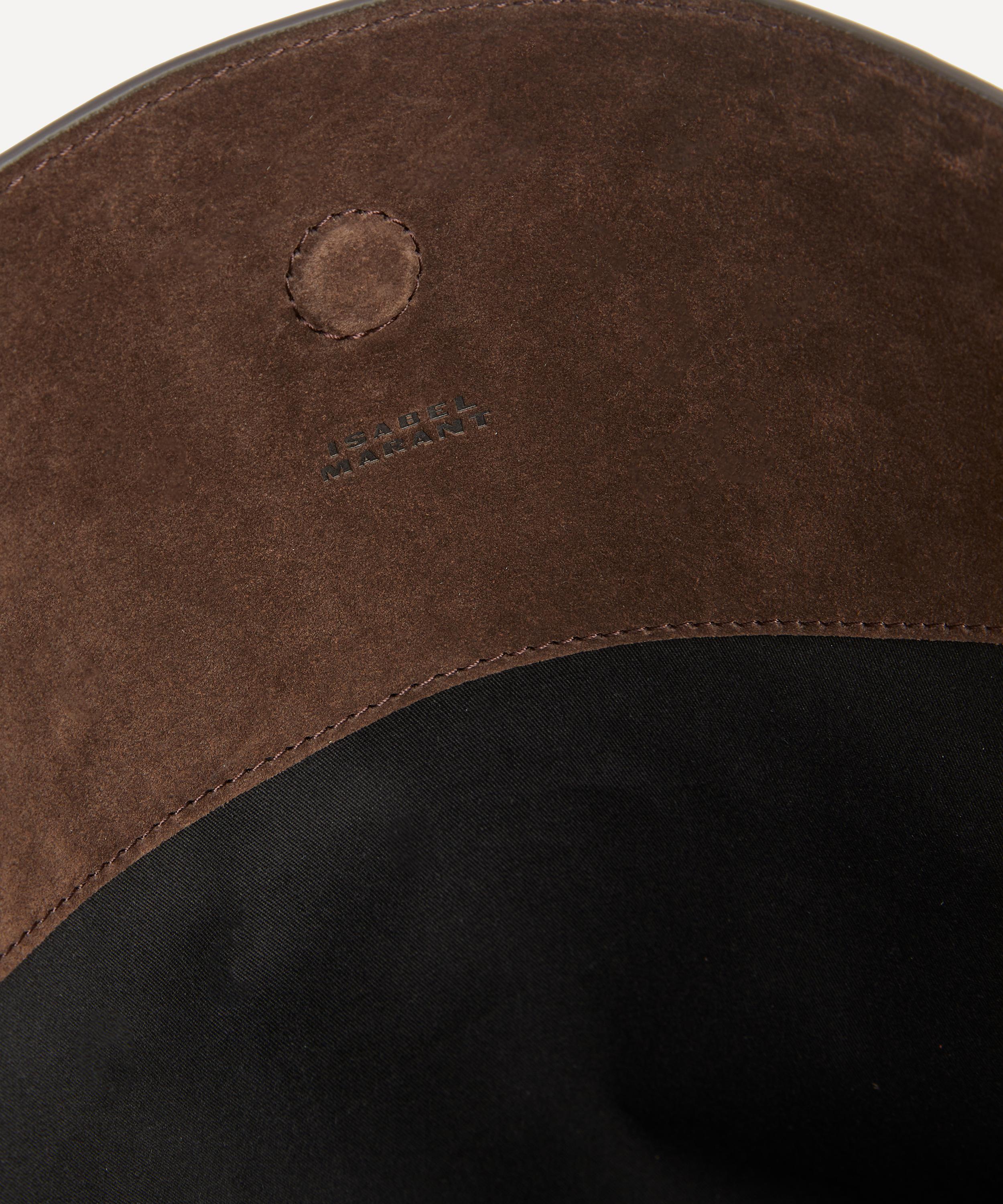Isabel Marant - Oskan Hobo Soft Coffee Shoulder Bag image number 5