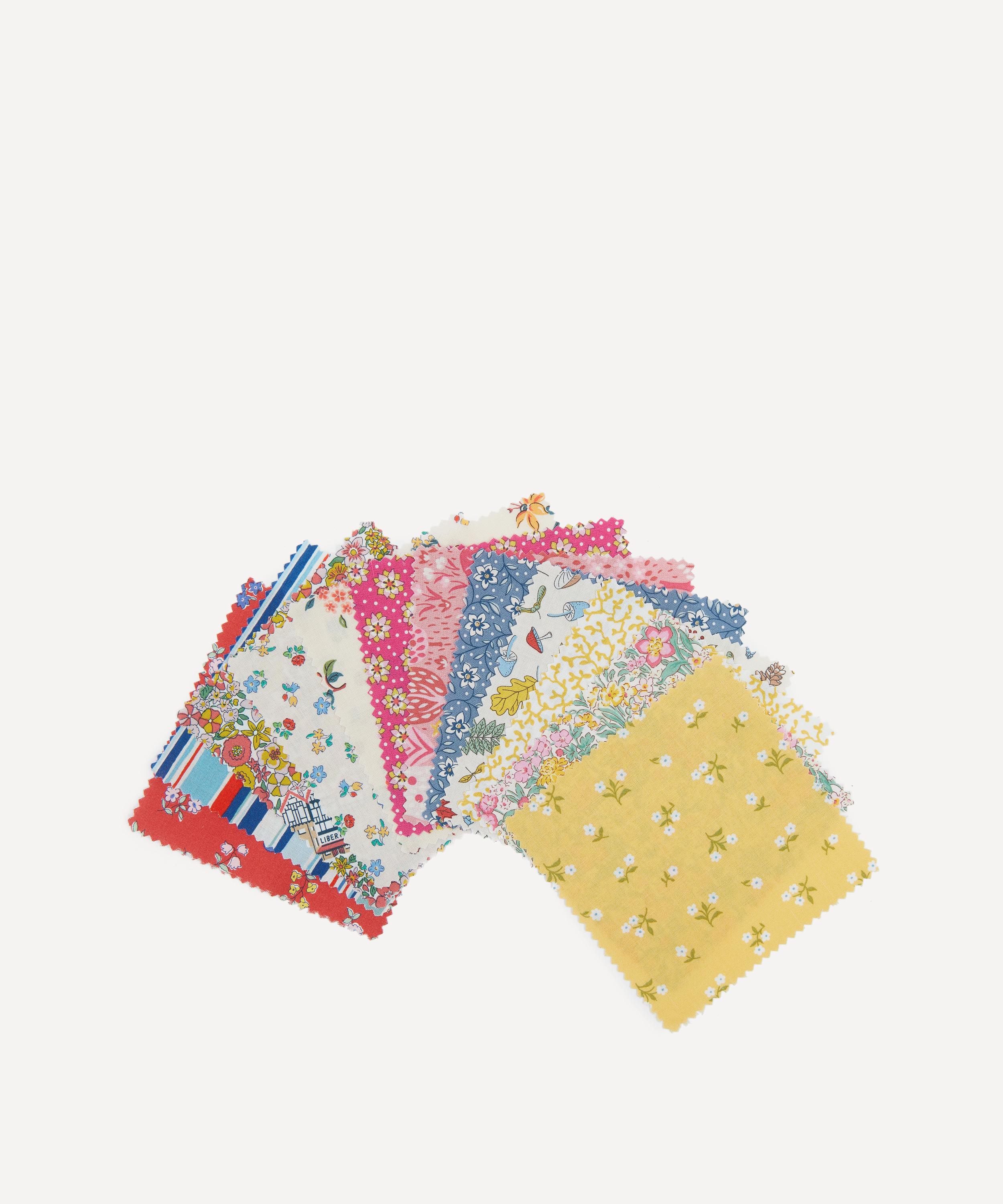 Liberty Fabrics - Red Lasenby Quilting Cotton 5&rdquo; x 5&rdquo; Squares image number 1