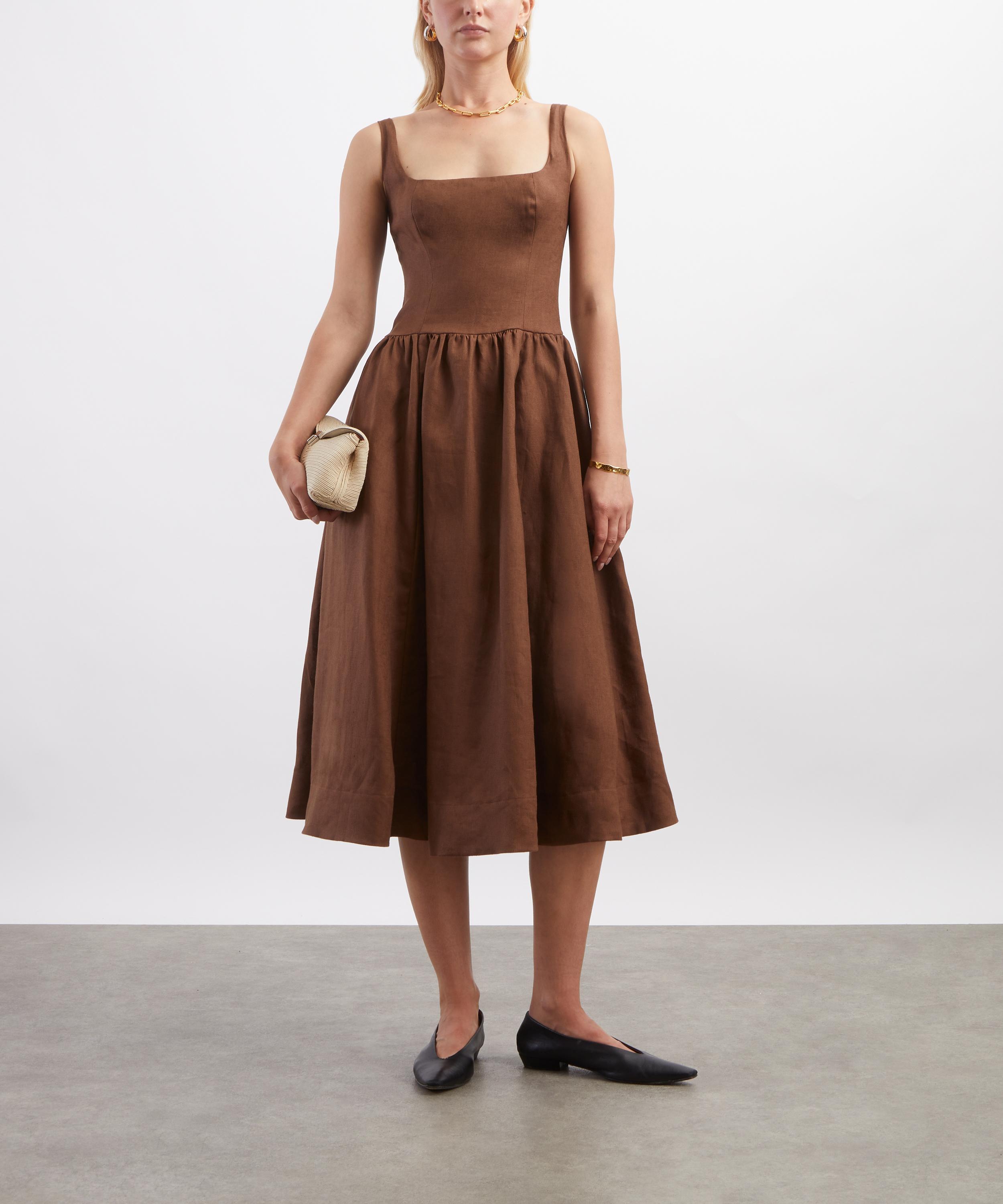 Reformation - Janu Linen Midi Dress image number 1