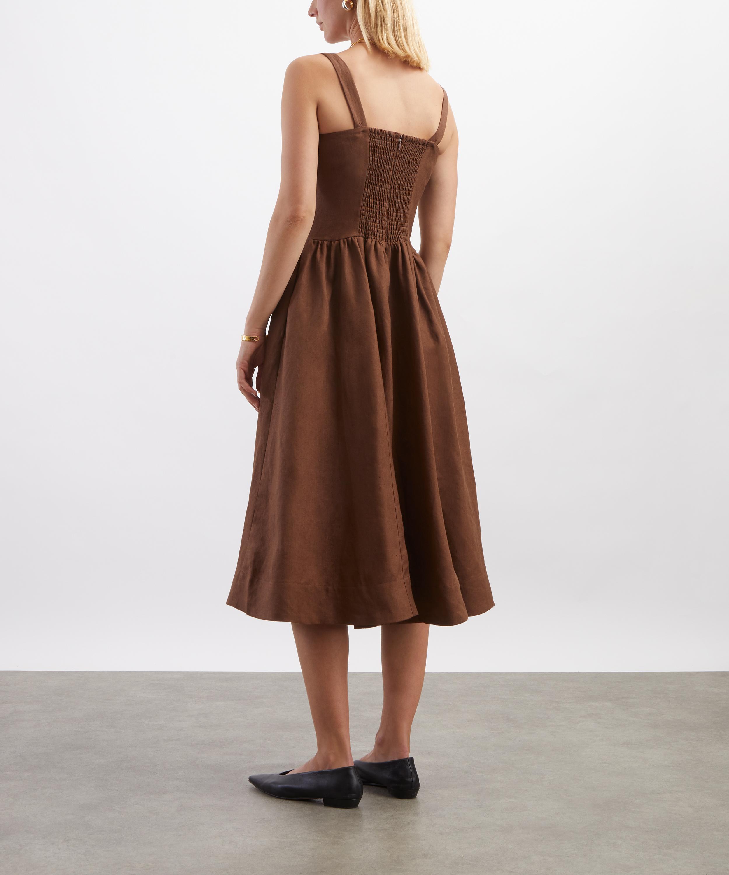 Reformation - Janu Linen Midi Dress image number 3