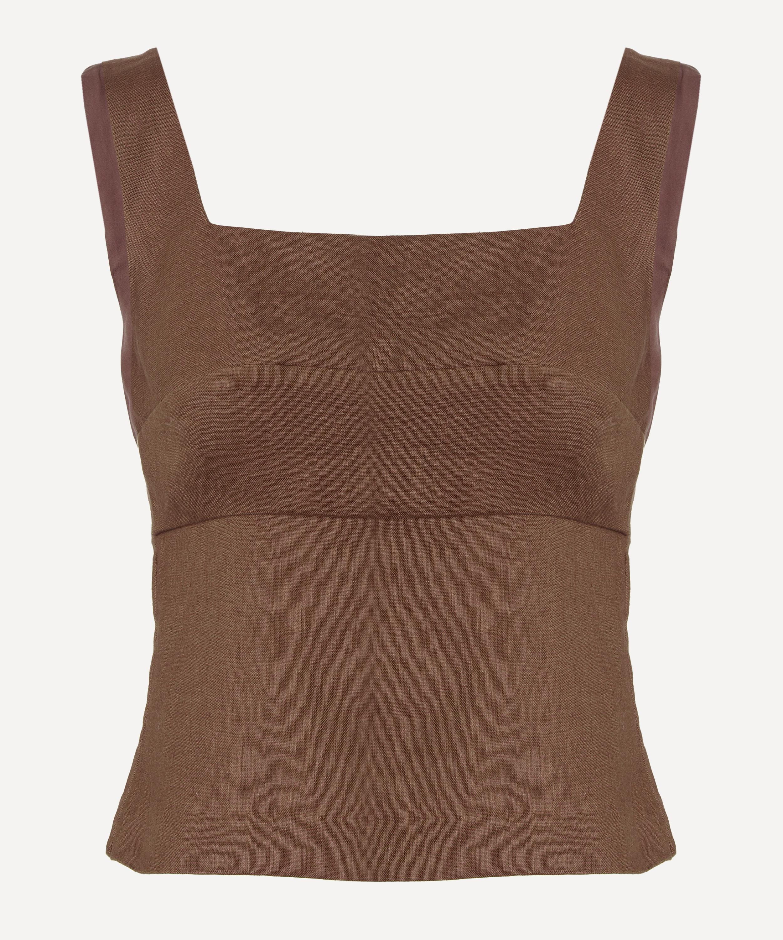 Reformation - Clarence Linen Top image number 0