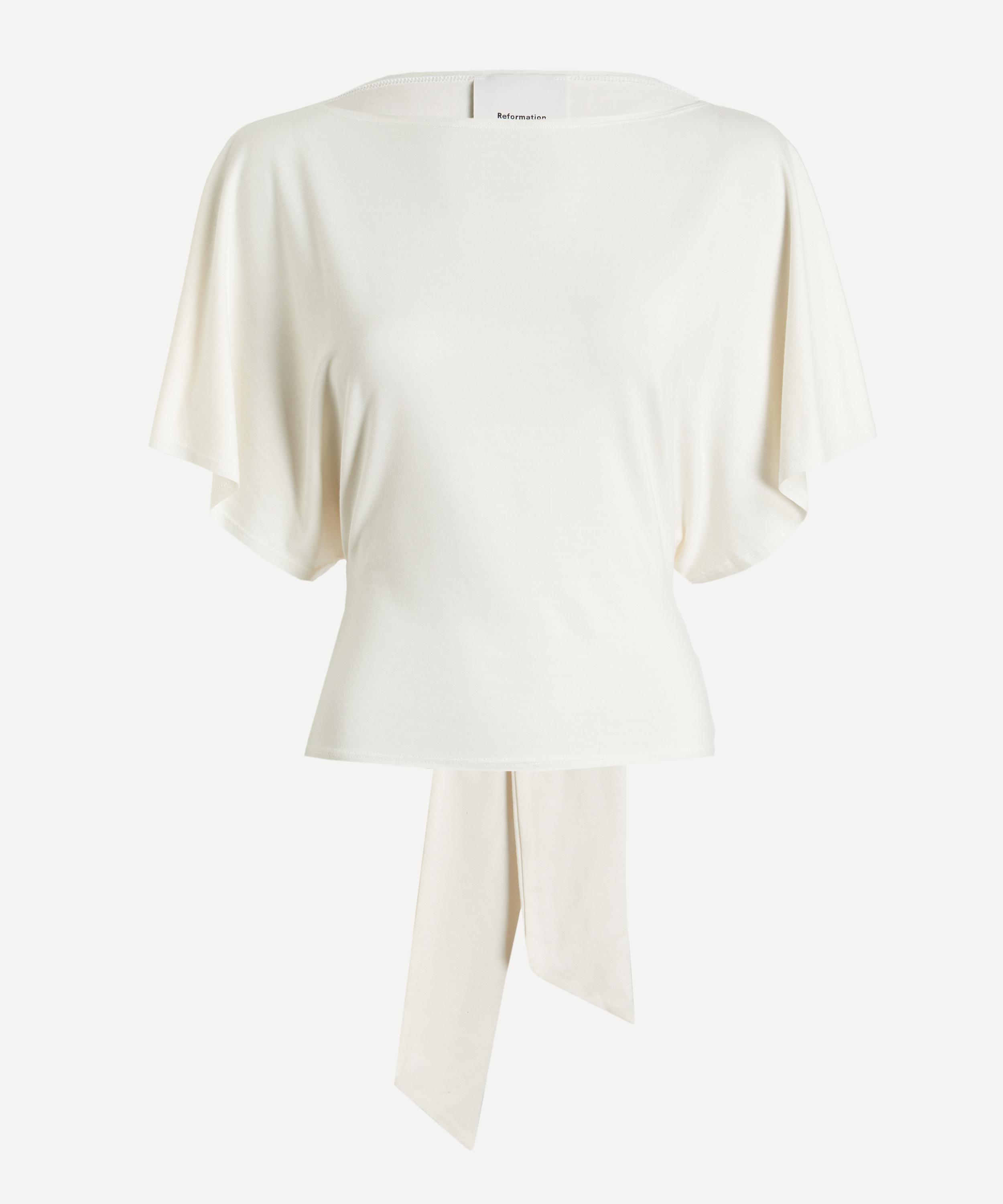 Reformation - Avery Cream Knit Top image number 0