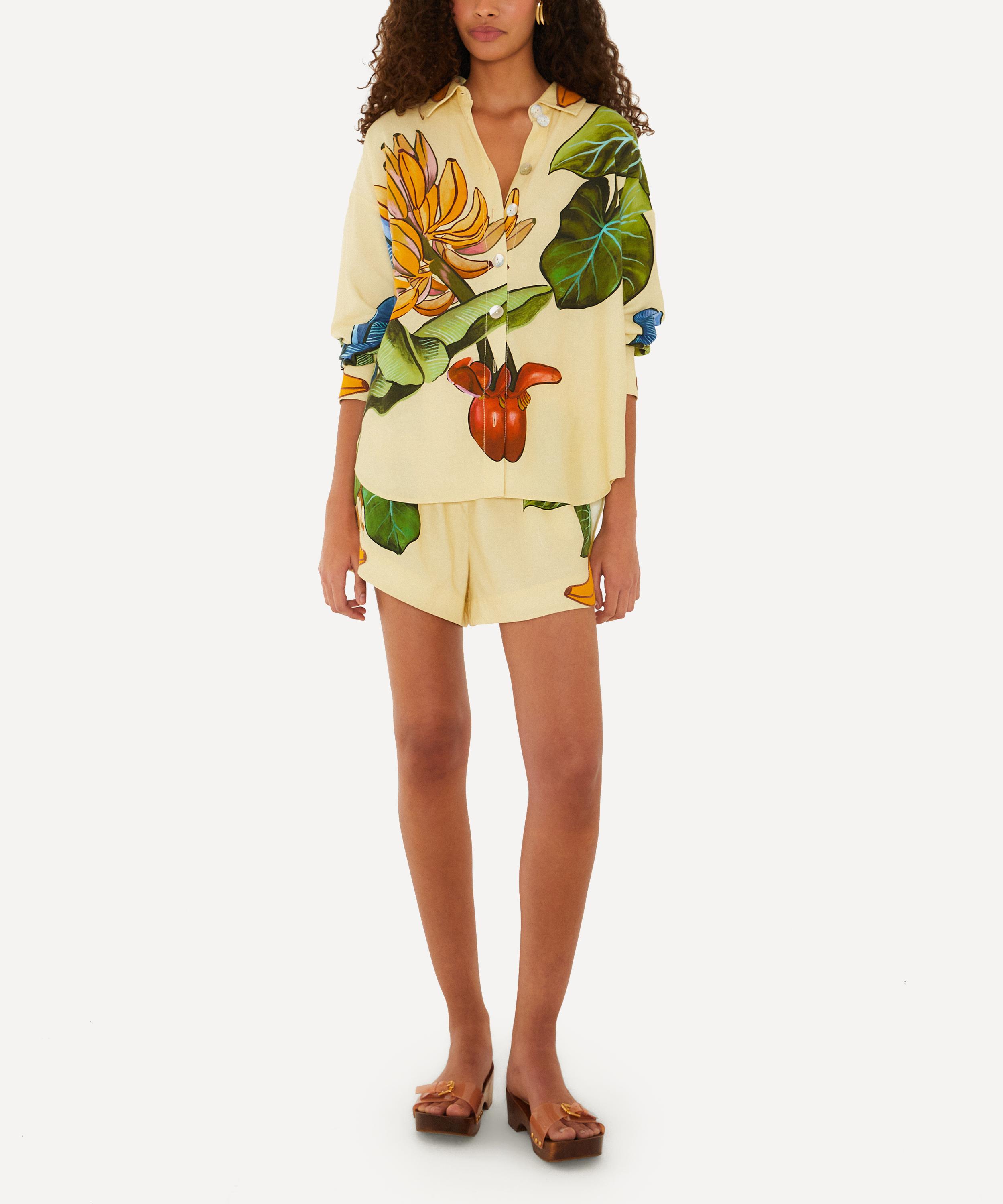 FARM Rio - Yellow Banana Grapes Shorts image number 0