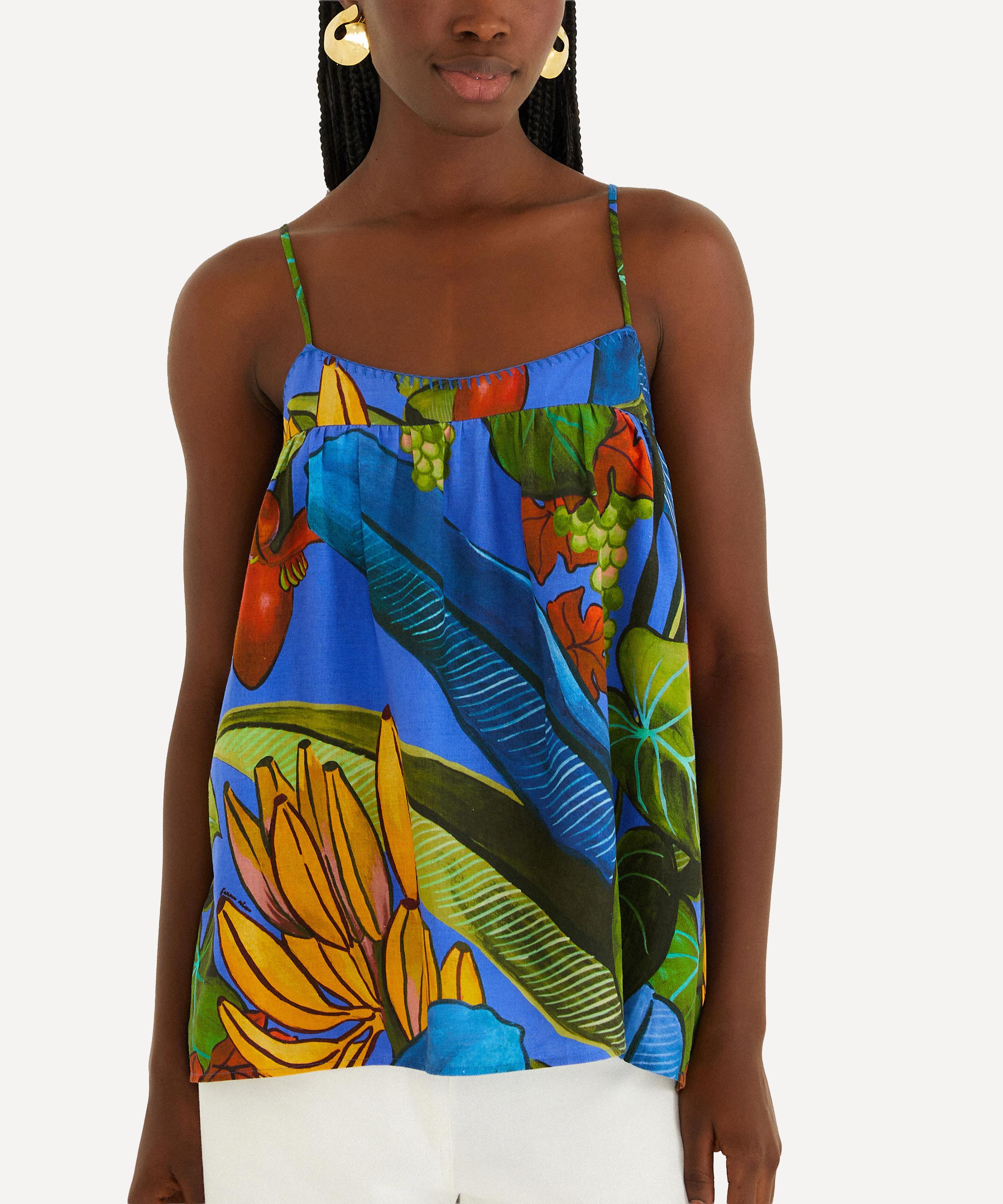 FARM Rio - Blue Banana Grapes Blouse