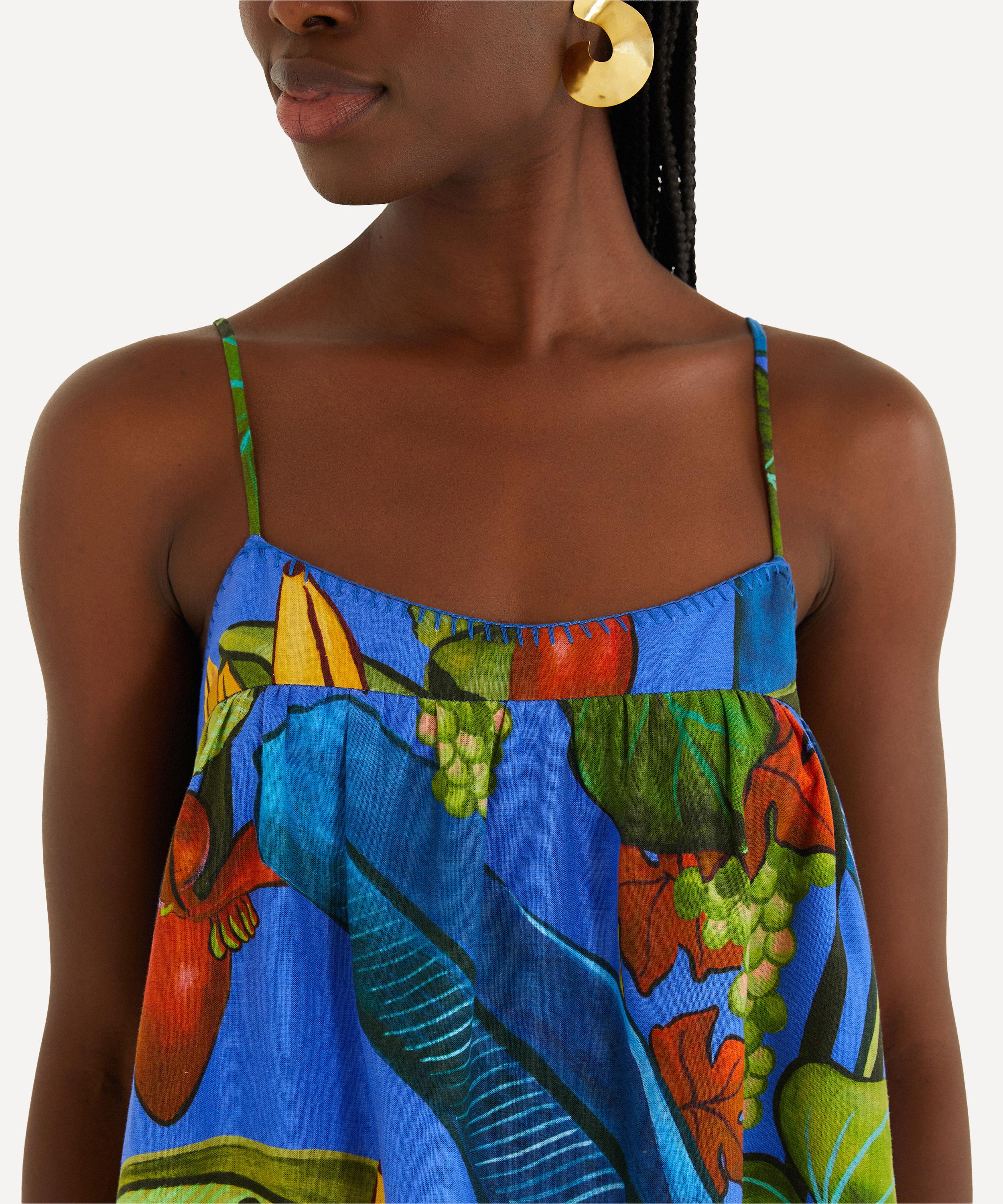FARM Rio - Blue Banana Grapes Blouse image number 1
