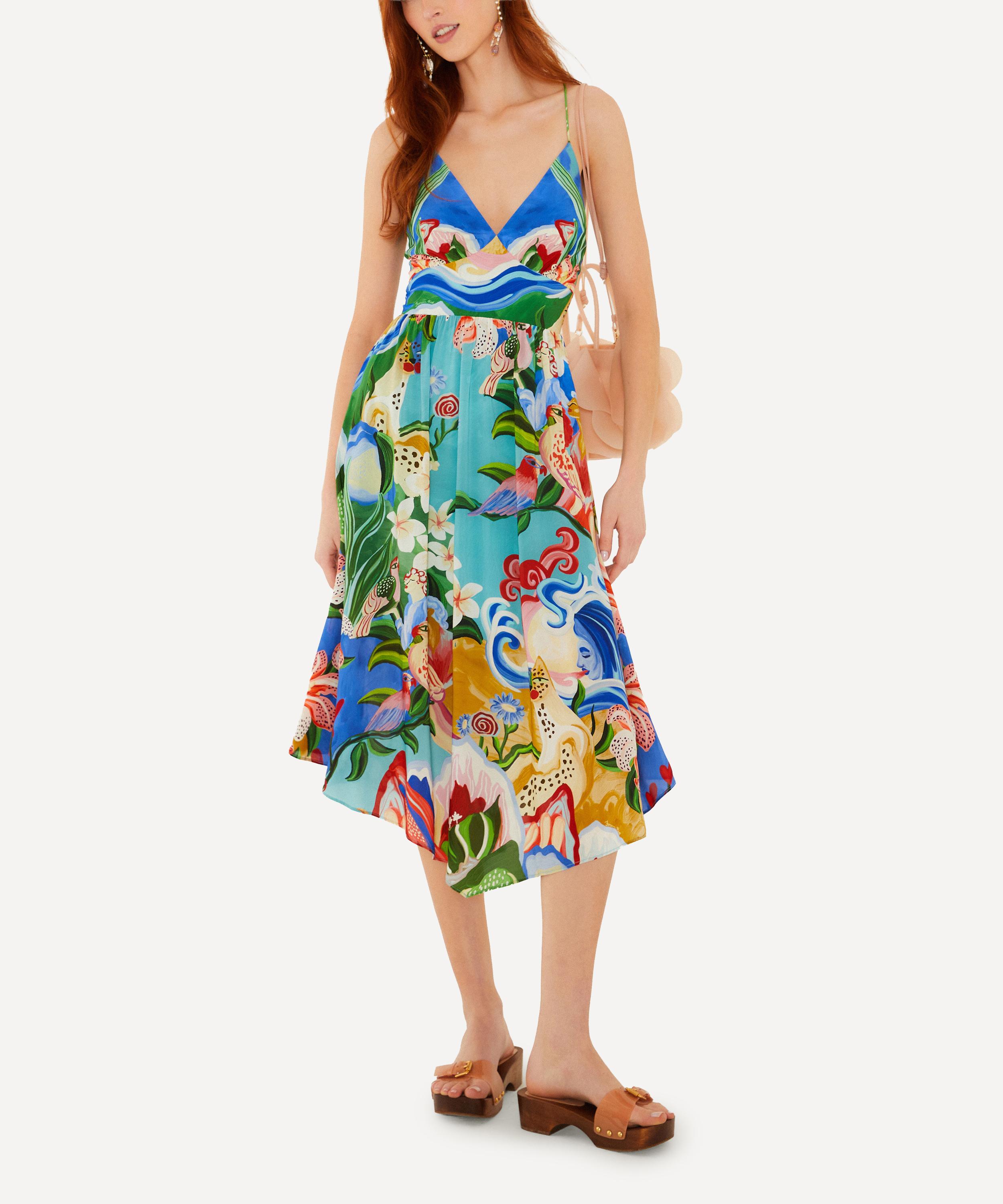 FARM Rio - Multicolor Garden Of Life Midi Dress