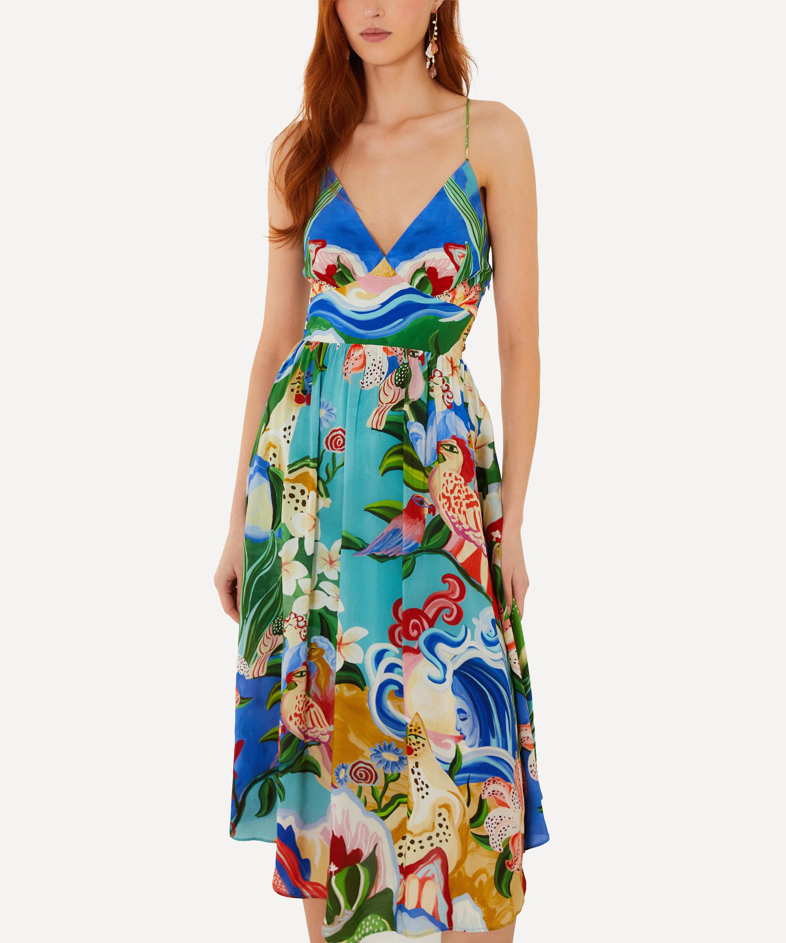 FARM Rio - Multicolor Garden Of Life Midi Dress image number 1