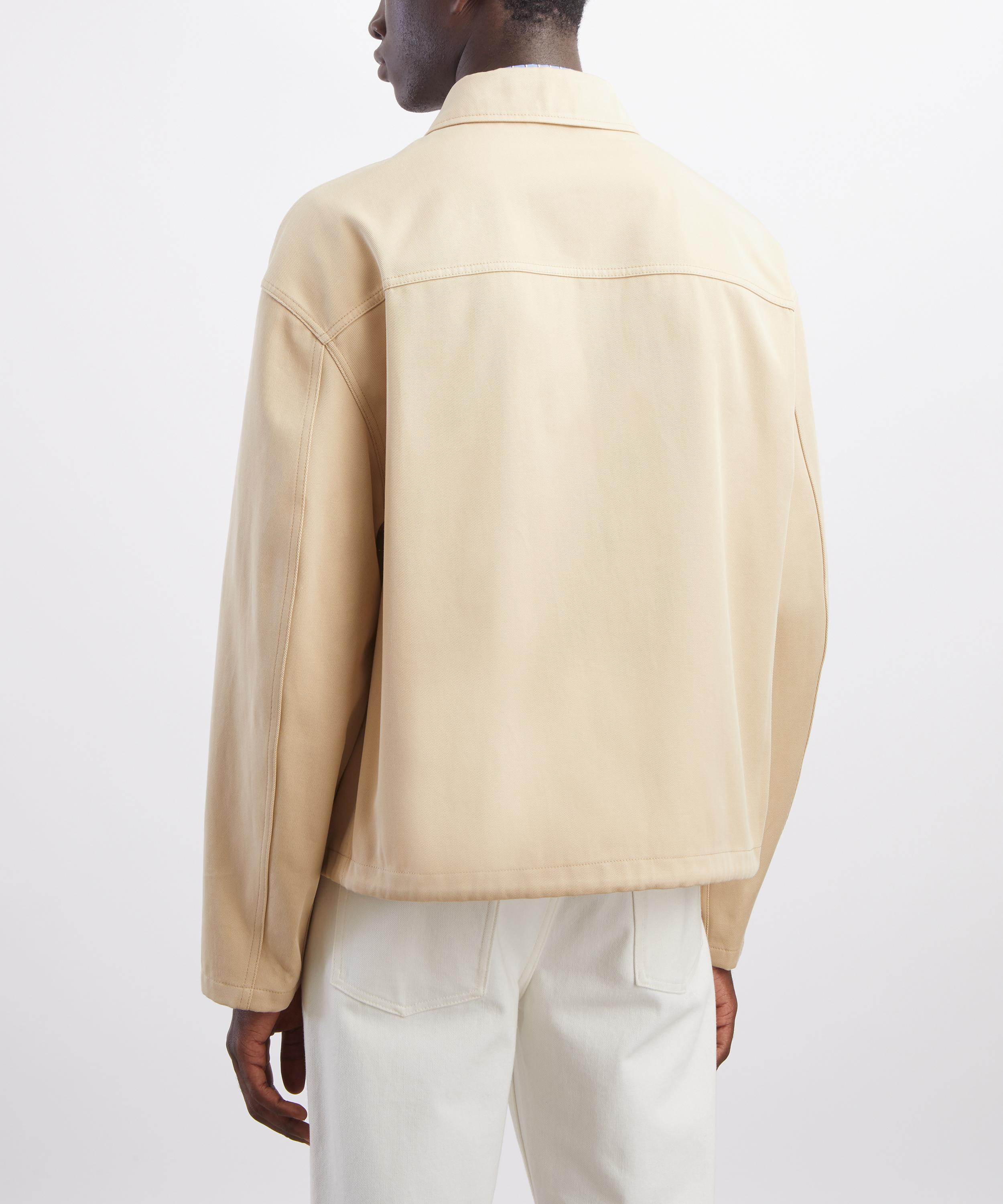 Loewe - Beige Cotton Twill Zip-Up Jacket image number 3