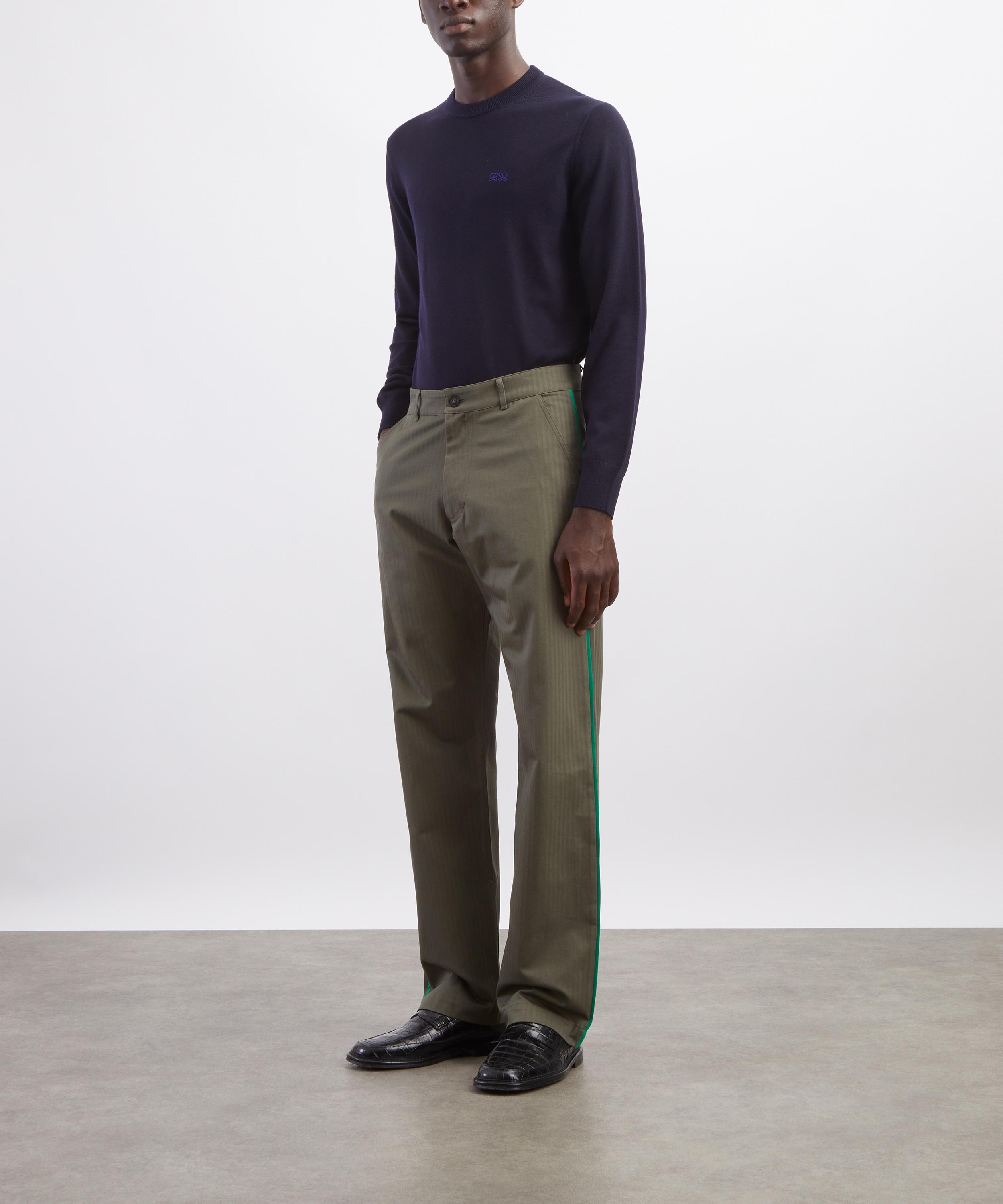 Loewe - Navy Merino Wool Jumper image number 1