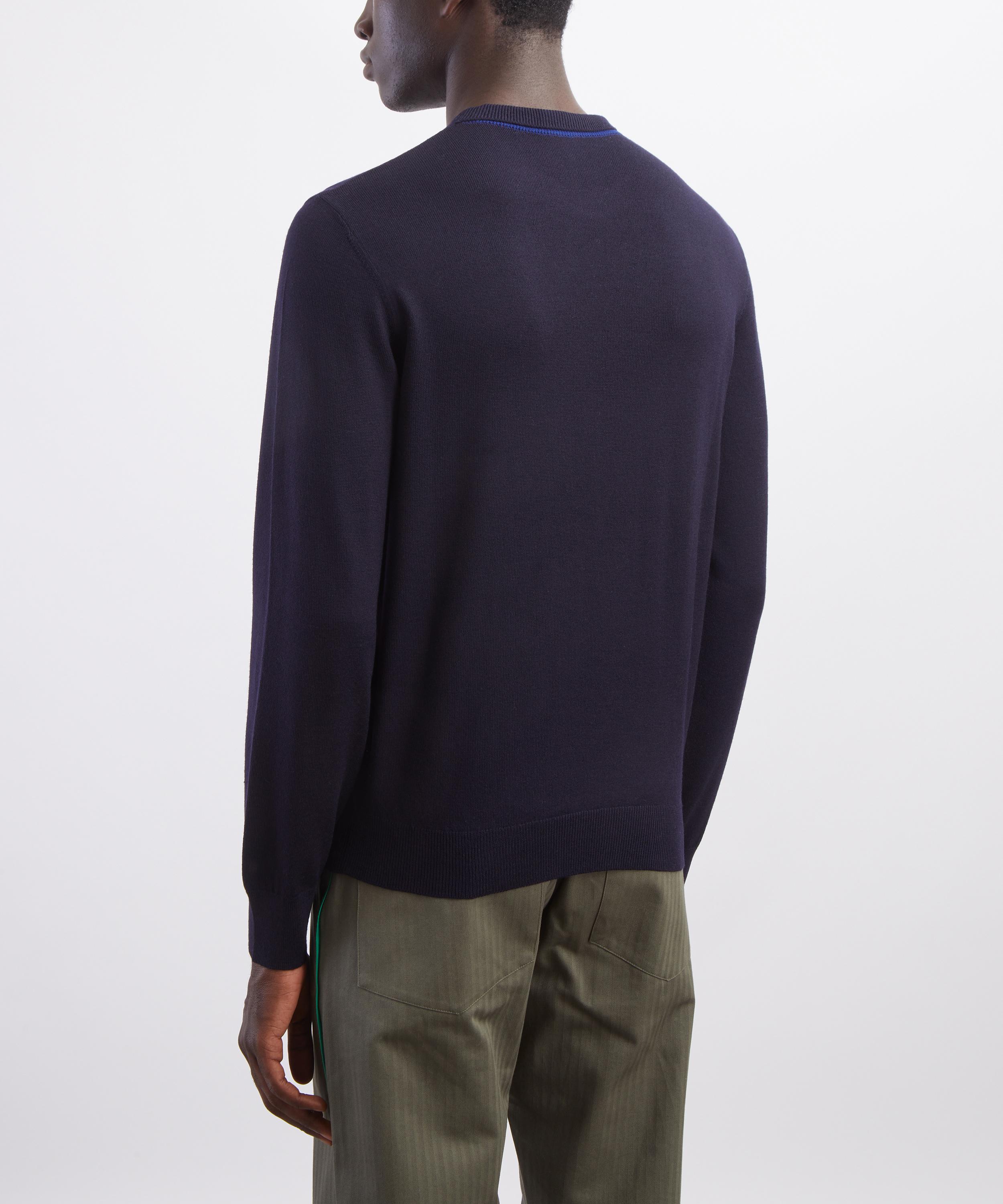 Loewe - Navy Merino Wool Jumper image number 3