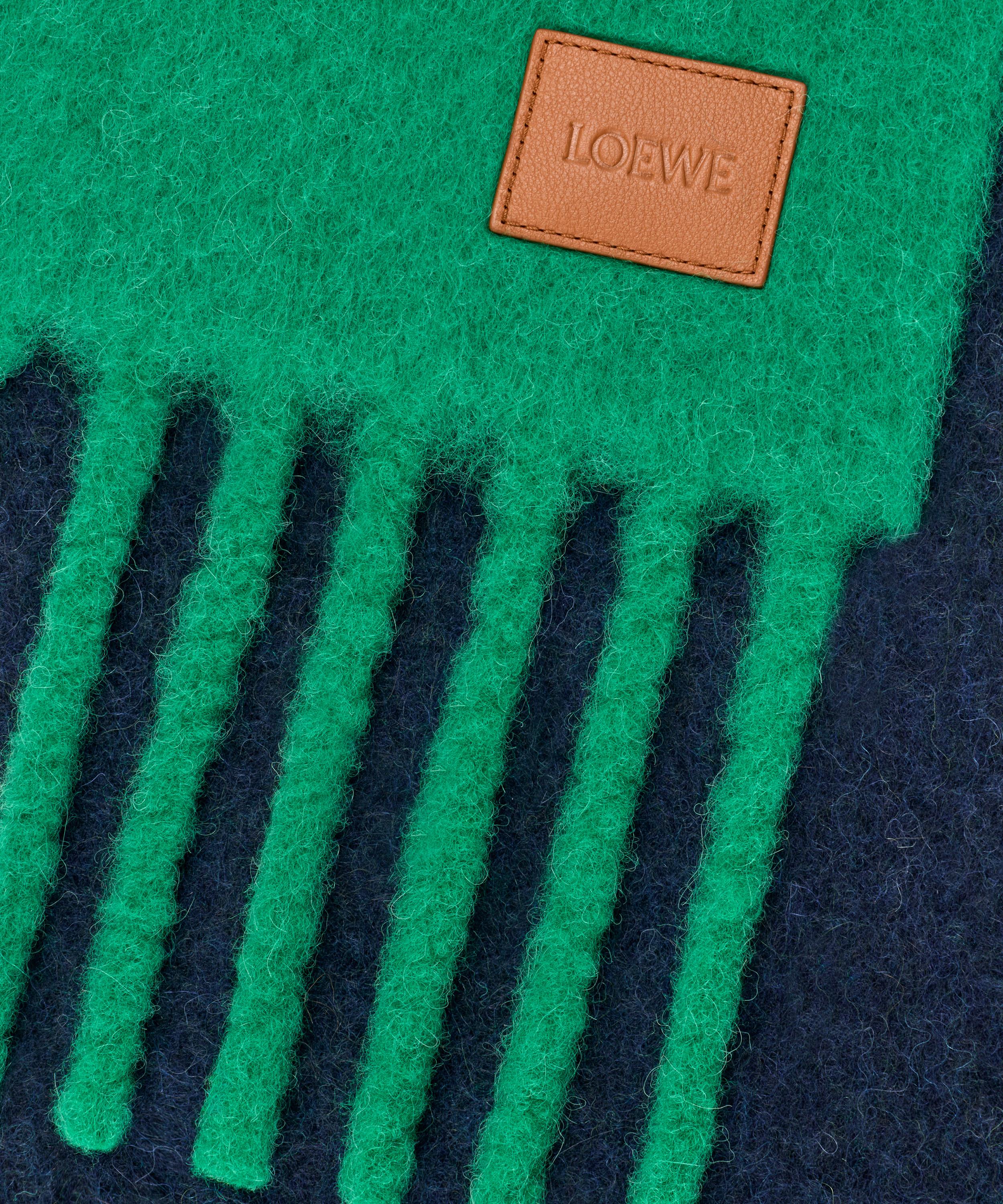 Loewe - Bicolour Wool-Blend Scarf image number 2