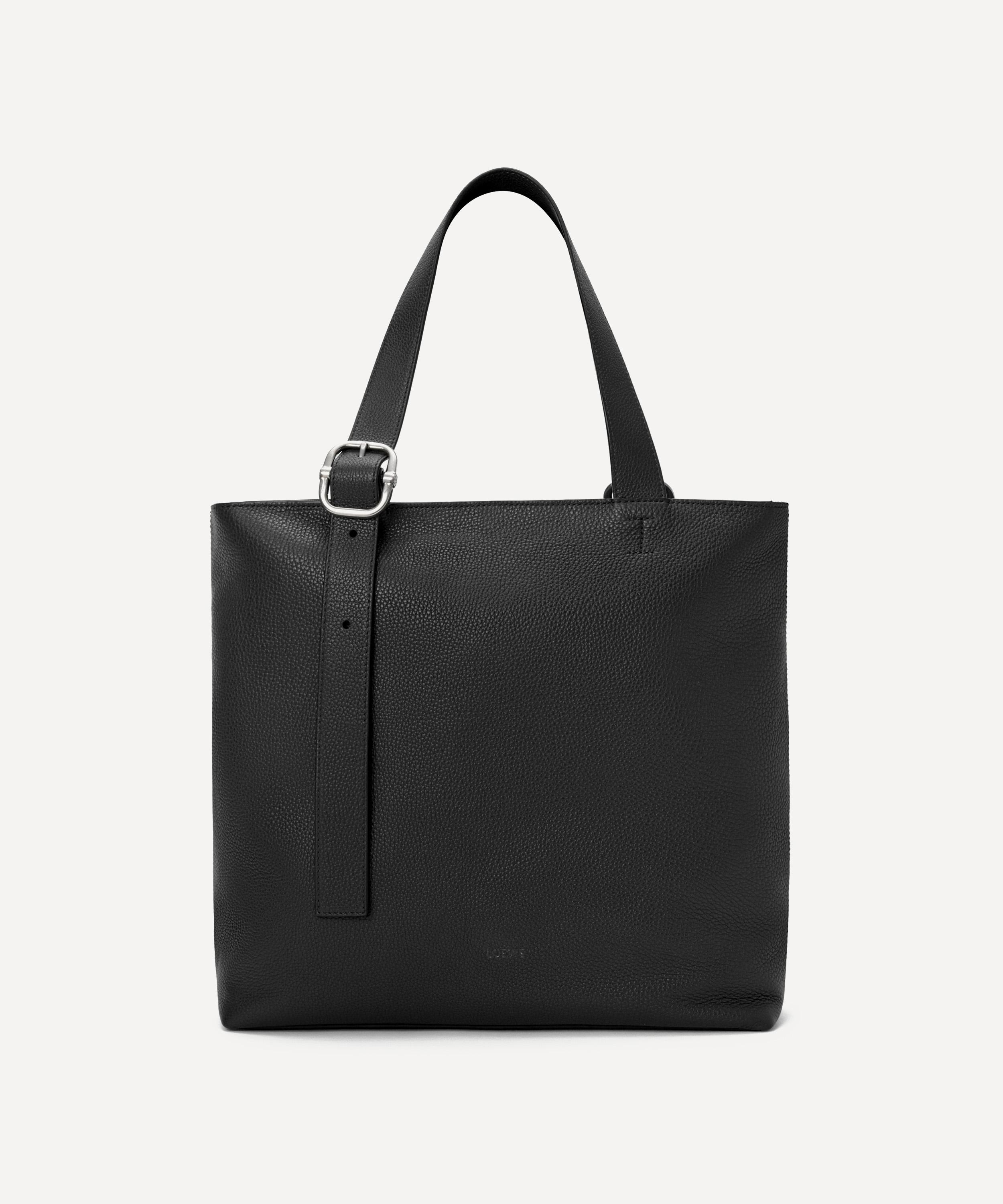 Loewe - Black Leather Hobo Bag image number 3