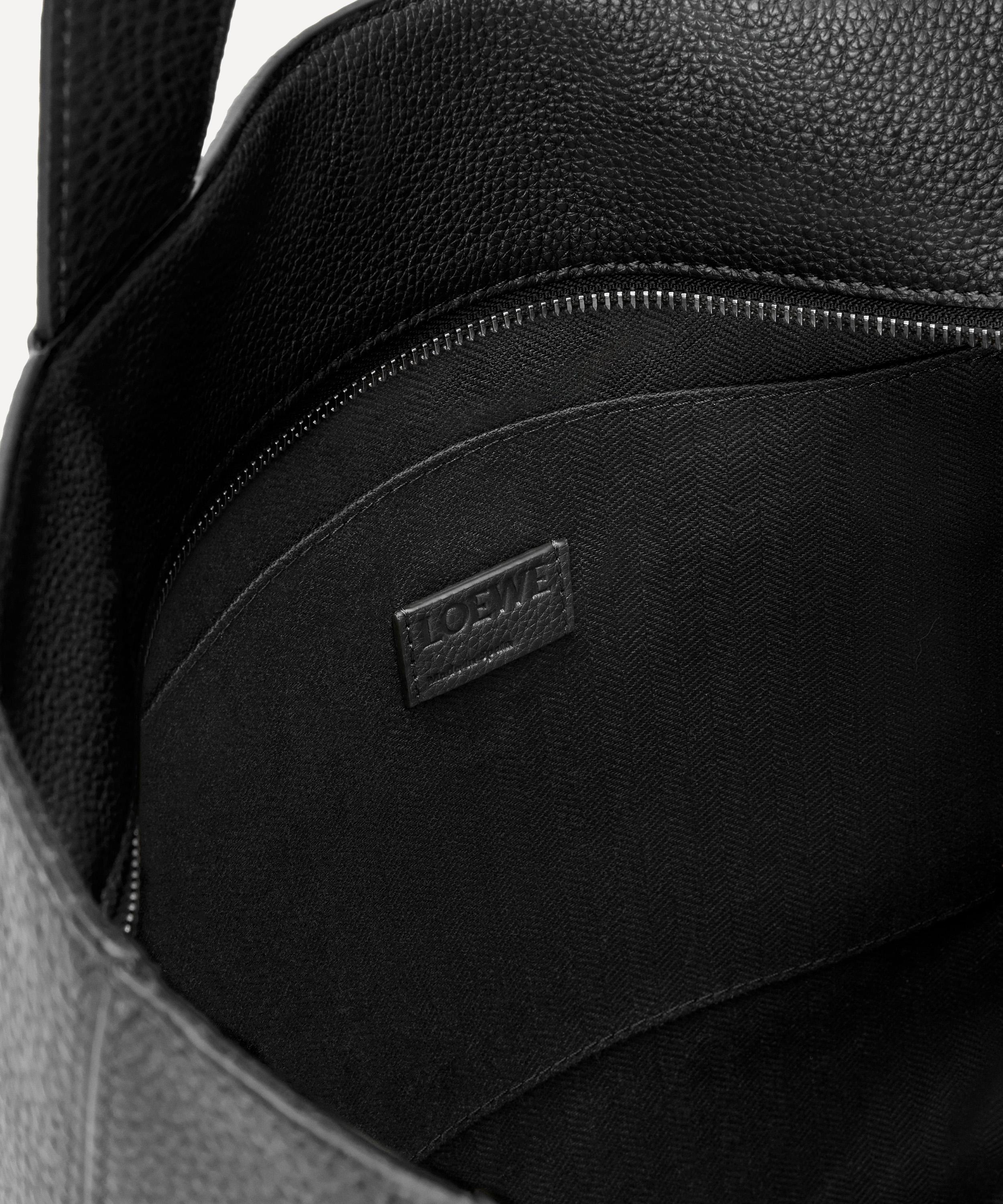 Loewe - Black Leather Hobo Bag image number 4