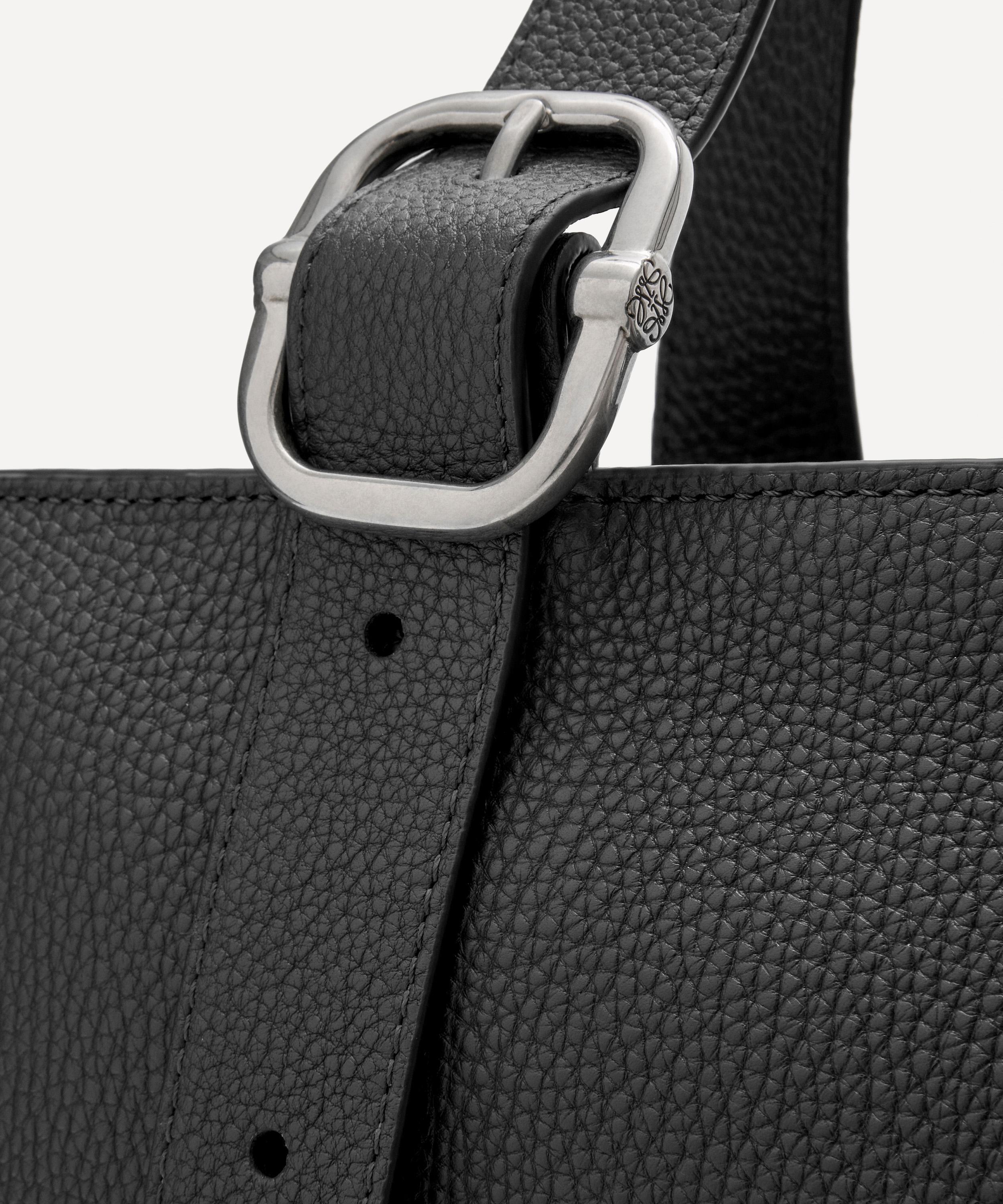Loewe - Black Leather Hobo Bag image number 5