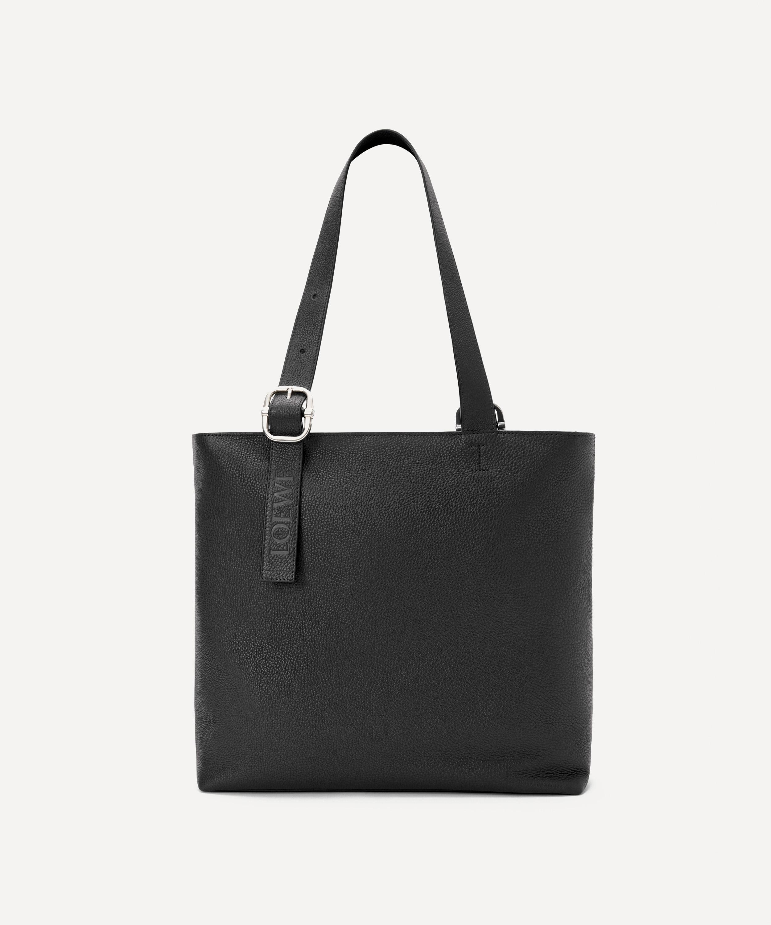 Loewe - Black Leather Hobo Bag image number 7