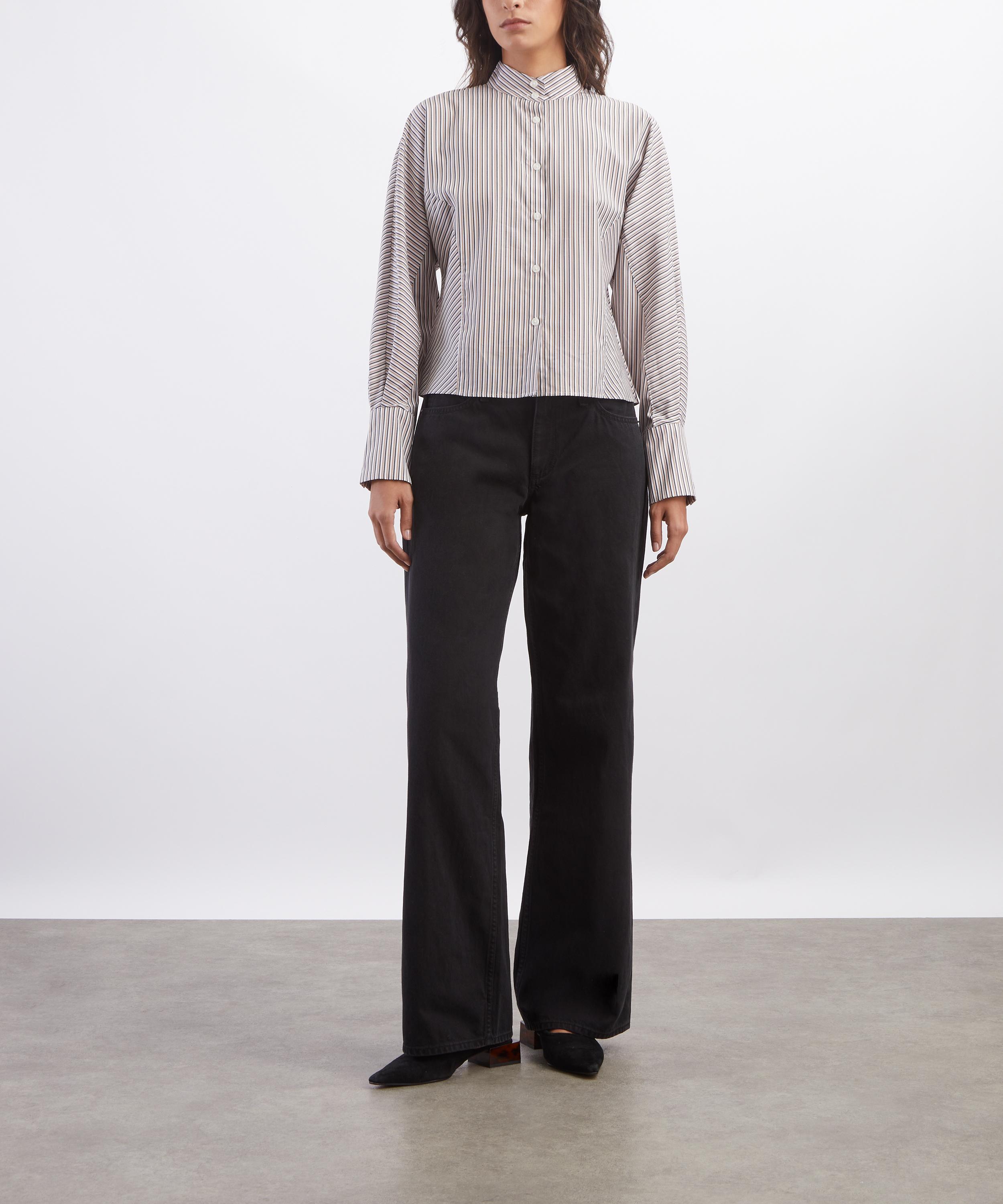 Rag & Bone - Dustin Striped Cotton Poplin Shirt image number 1