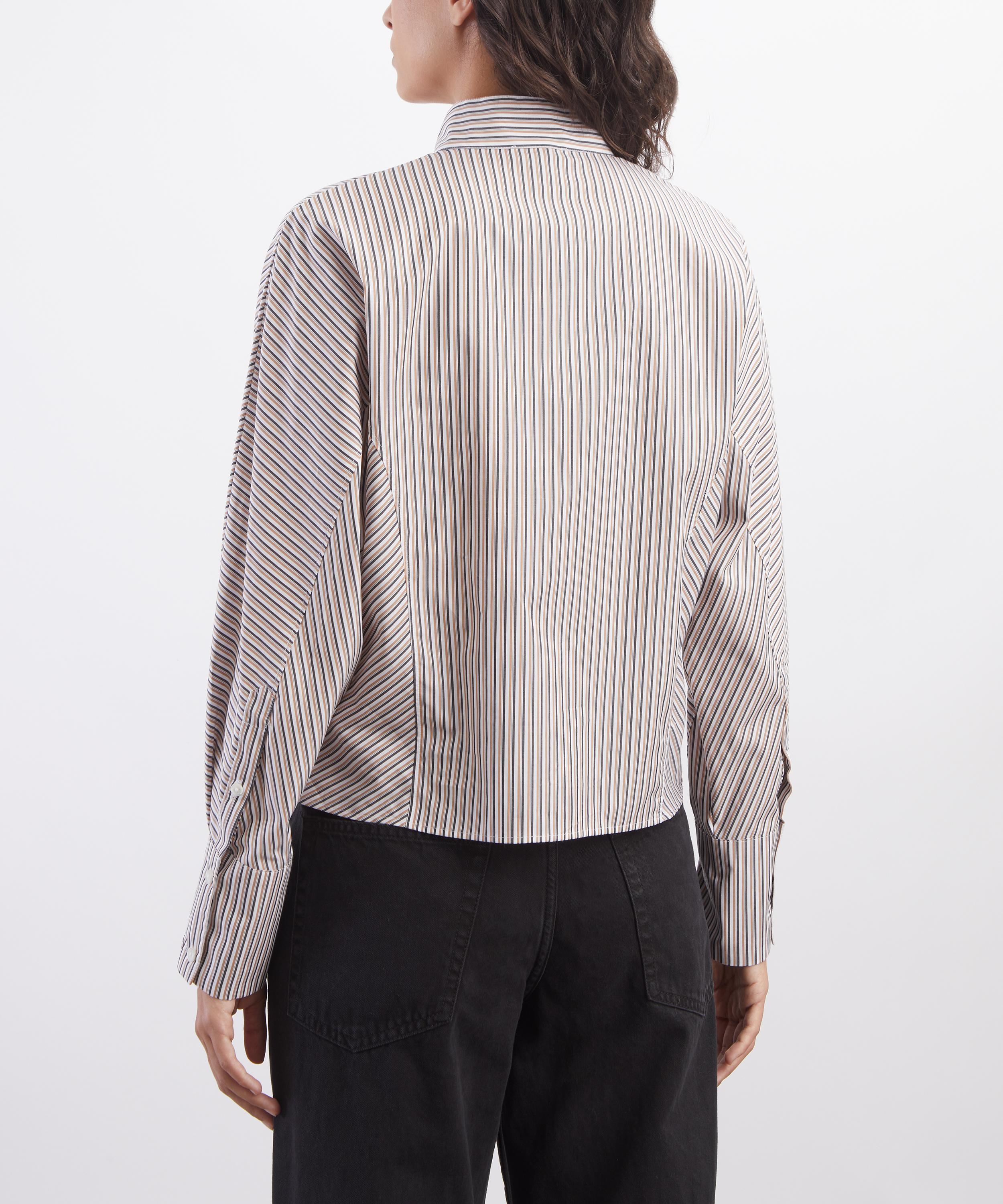 Rag & Bone - Dustin Striped Cotton Poplin Shirt image number 3