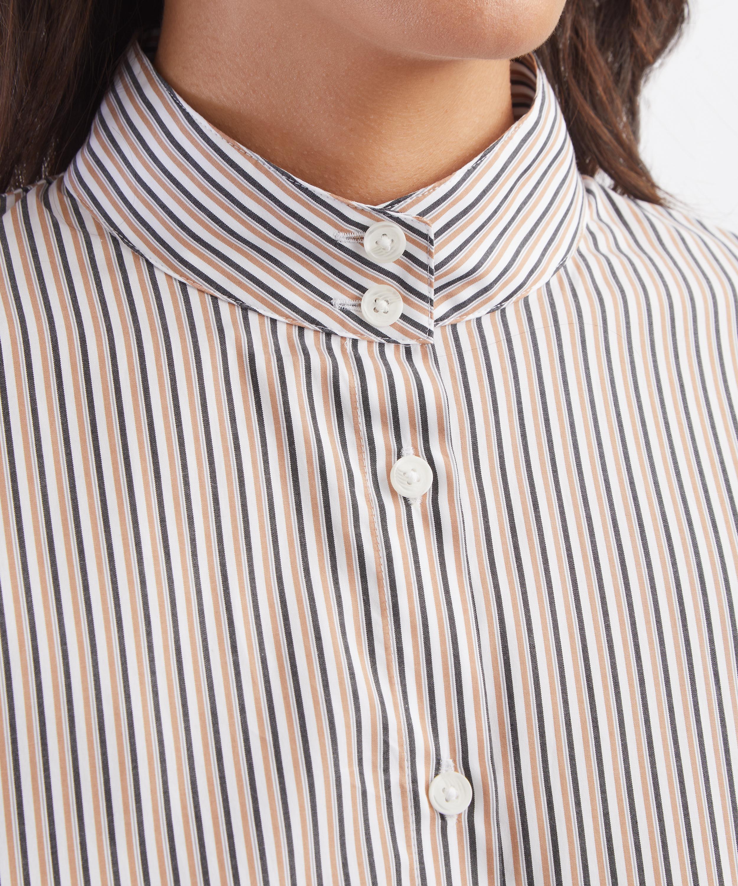 Rag & Bone - Dustin Striped Cotton Poplin Shirt image number 4