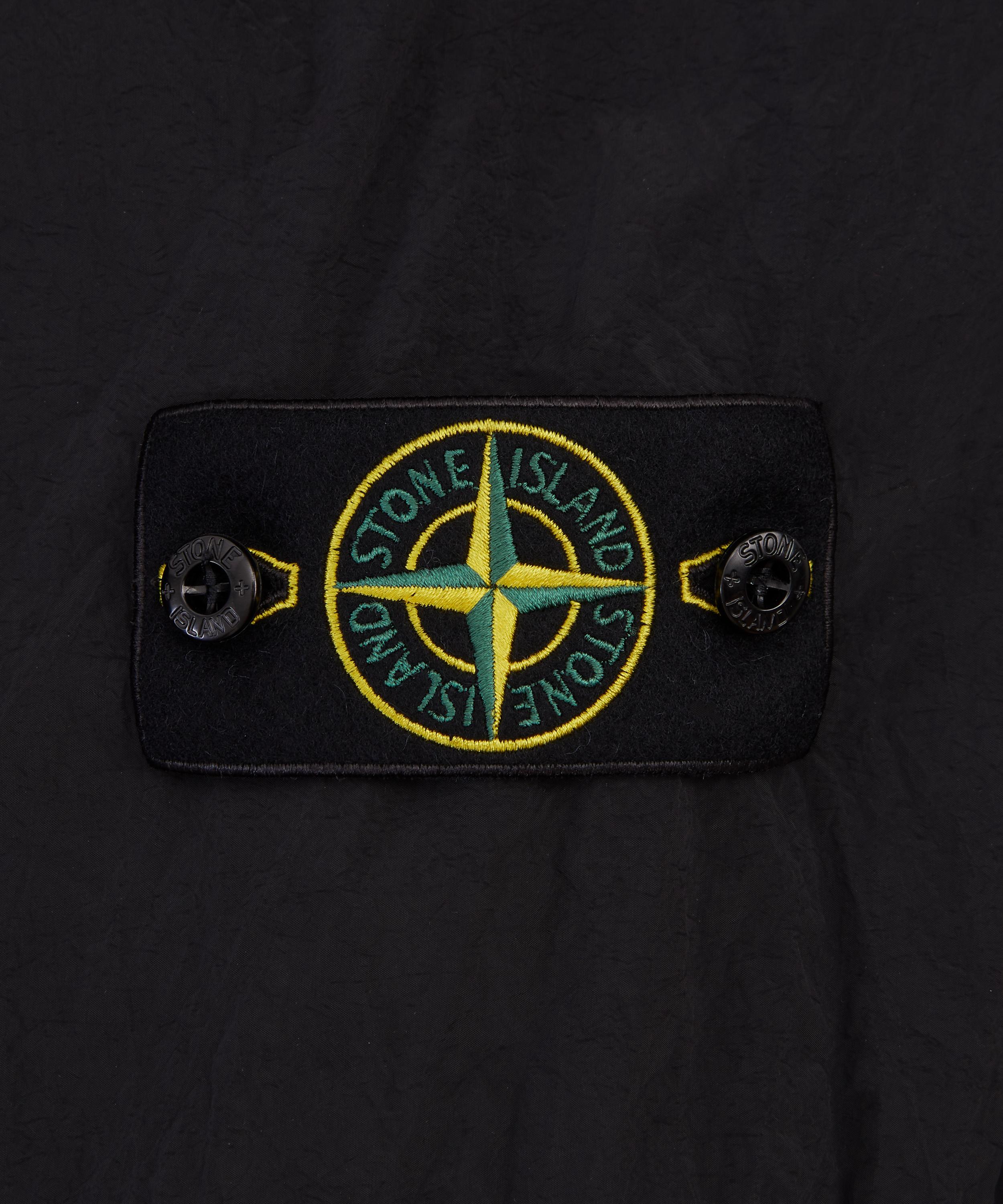 Stone Island - Nylon Metal Zip-Up Overshirt in Black image number 4