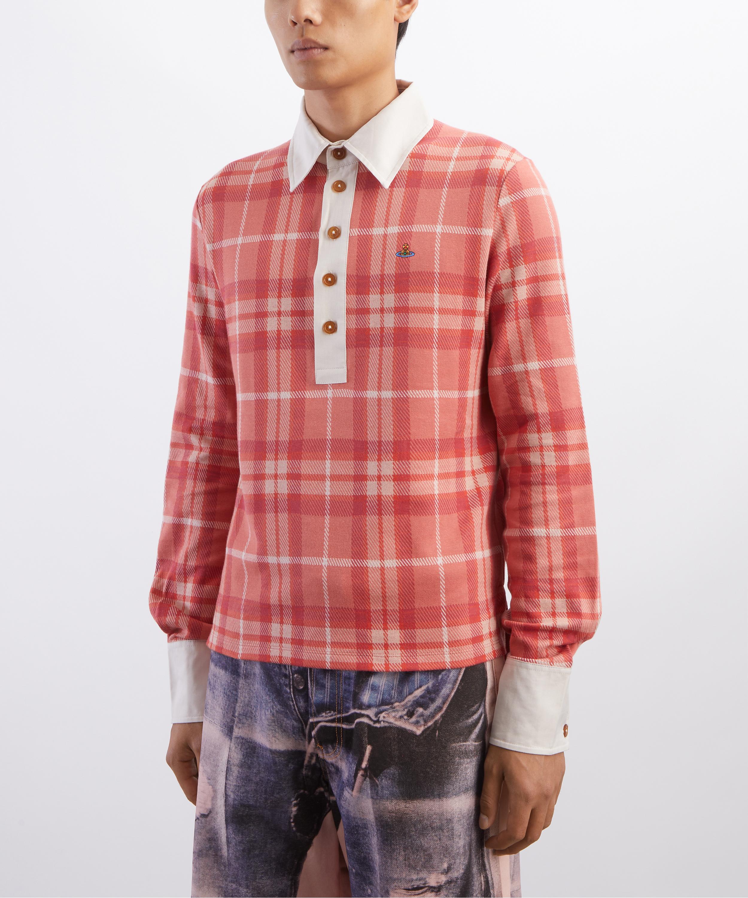 Vivienne Westwood - Pink Long Sleeve Classic Polo image number 2