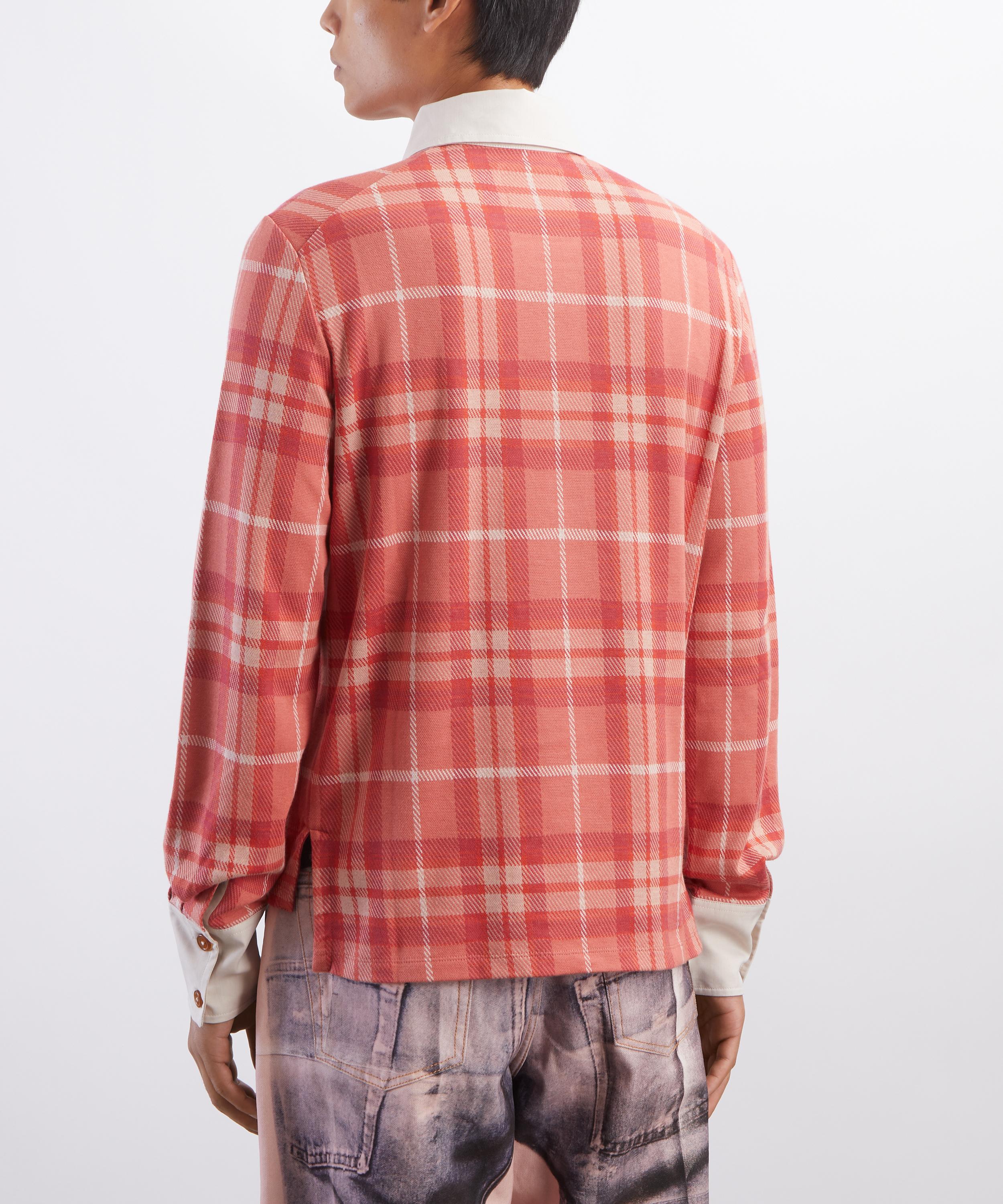 Vivienne Westwood - Pink Long Sleeve Classic Polo image number 3