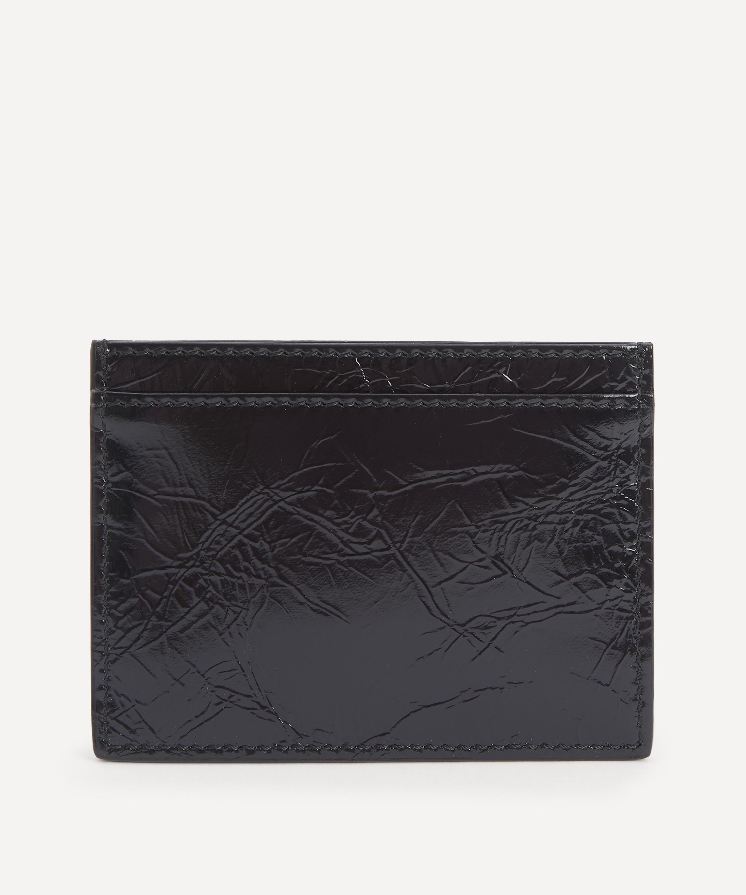 Vivienne Westwood - Slim Flat Croc Effect Leather Card Holder image number 1