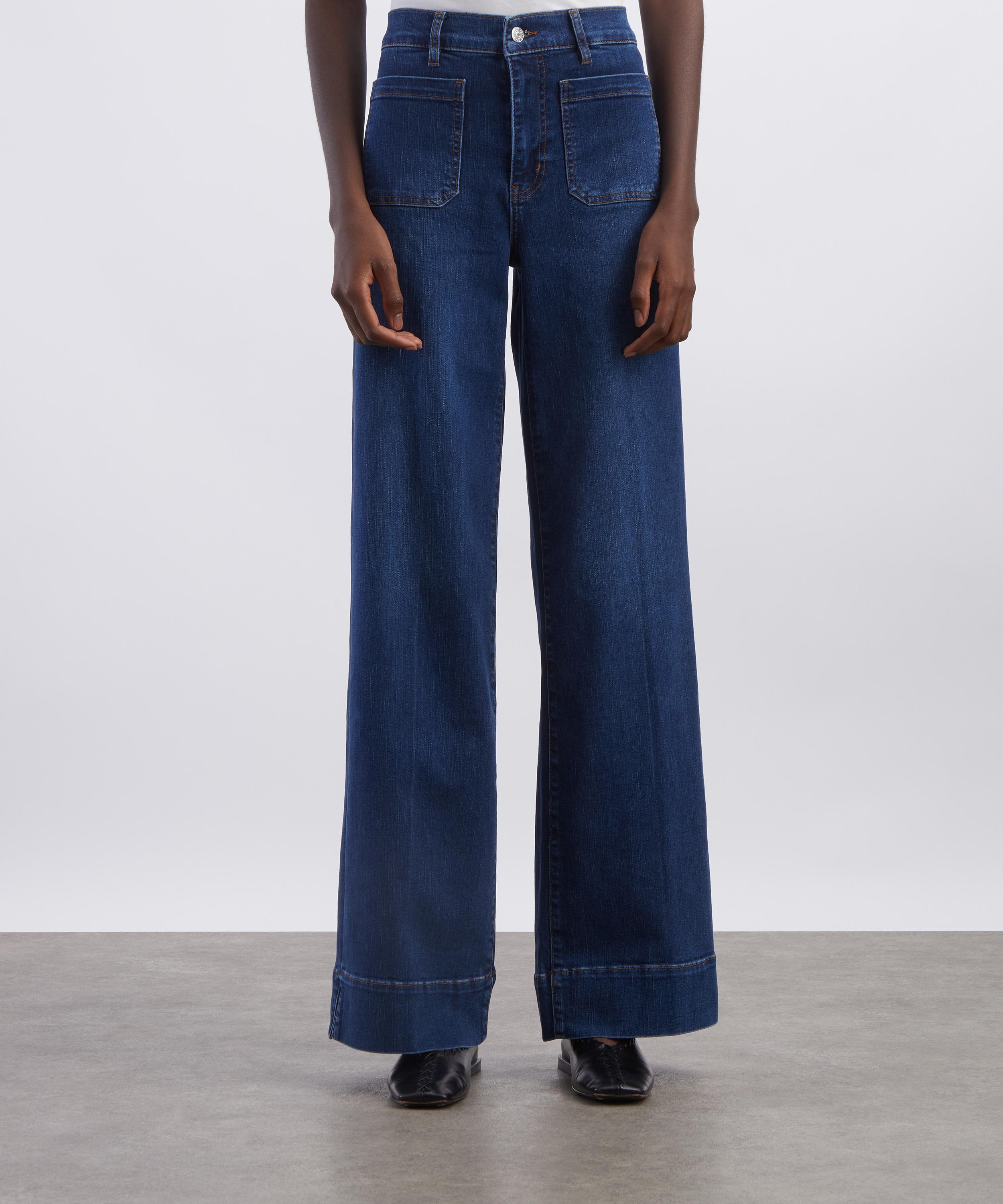 Frame - Le Slim Palazzo Modernist Pocket Long Jeans image number 2