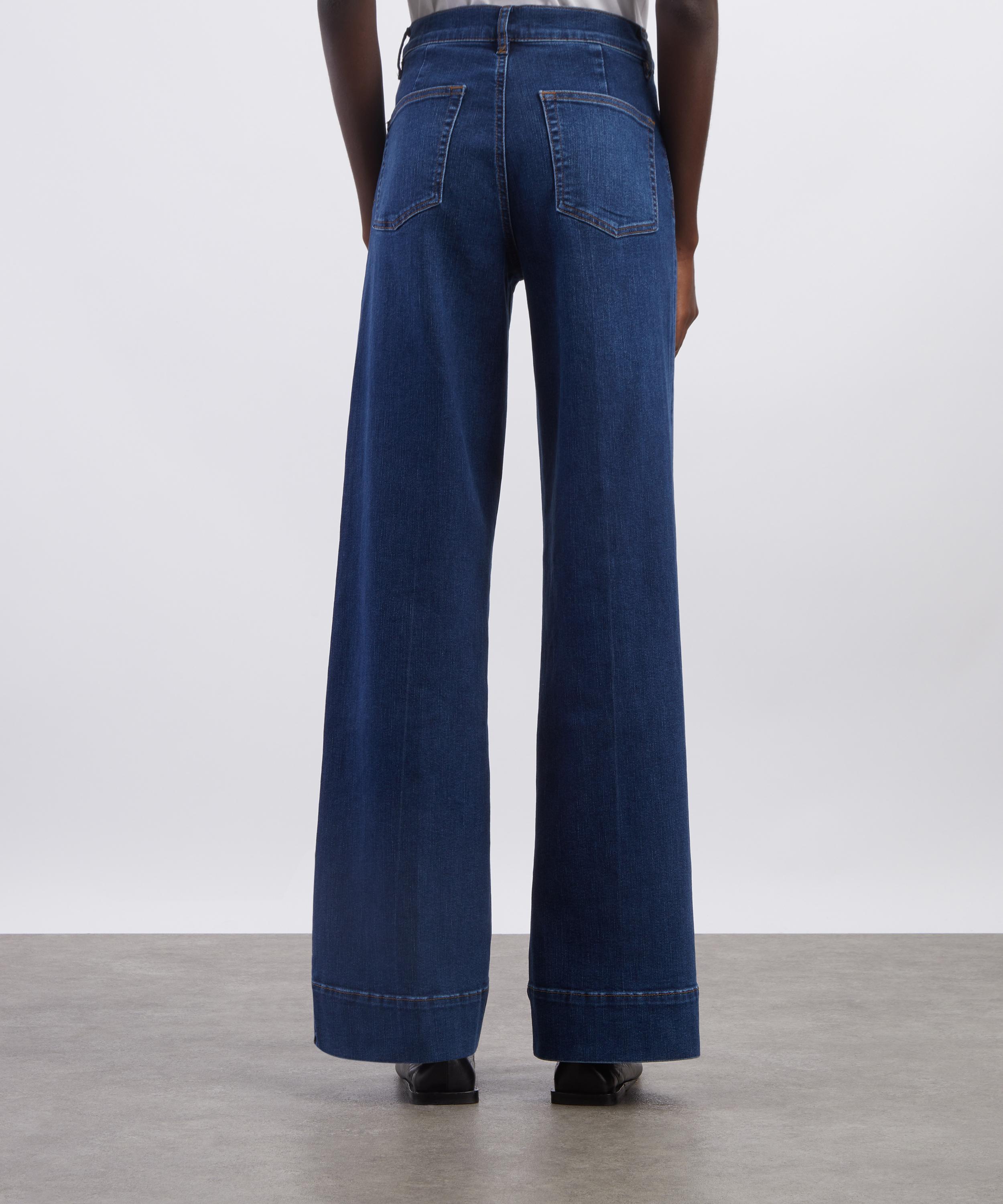 Frame - Le Slim Palazzo Modernist Pocket Long Jeans image number 3