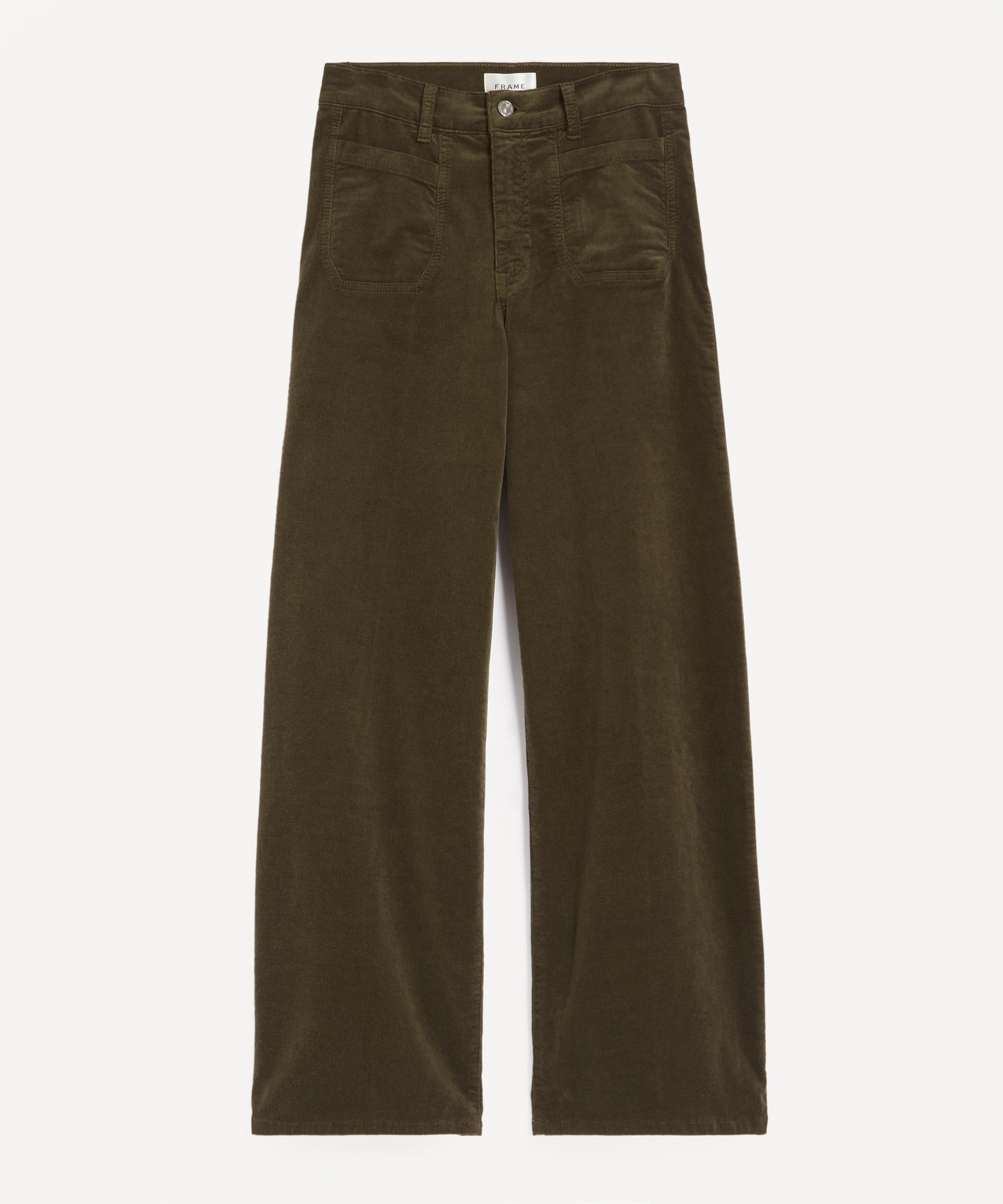 Frame - Le Slim Palazzo Modernist Pocket Corduroy Jeans