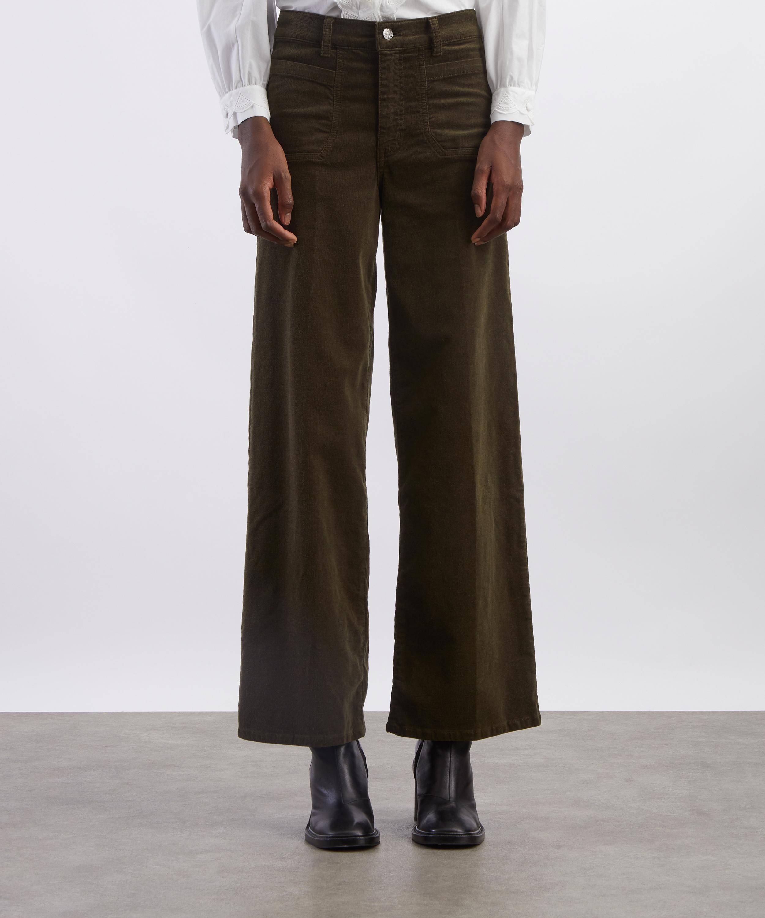 Frame - Le Slim Palazzo Modernist Pocket Corduroy Jeans image number 2