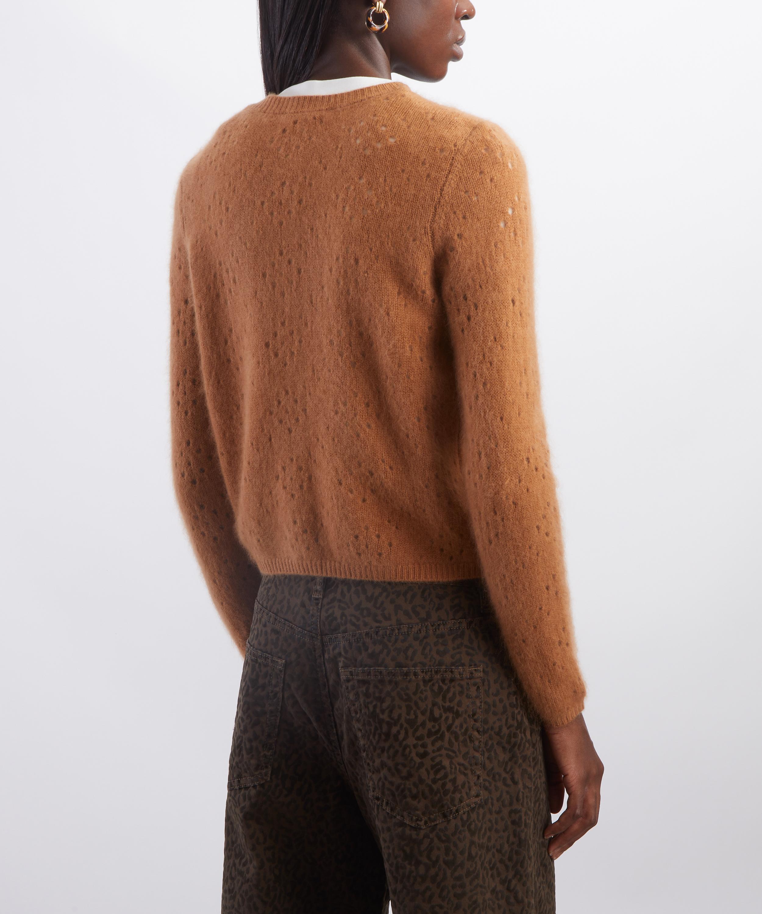Frame - Cashmere Airy Teddy Cardigan image number 3