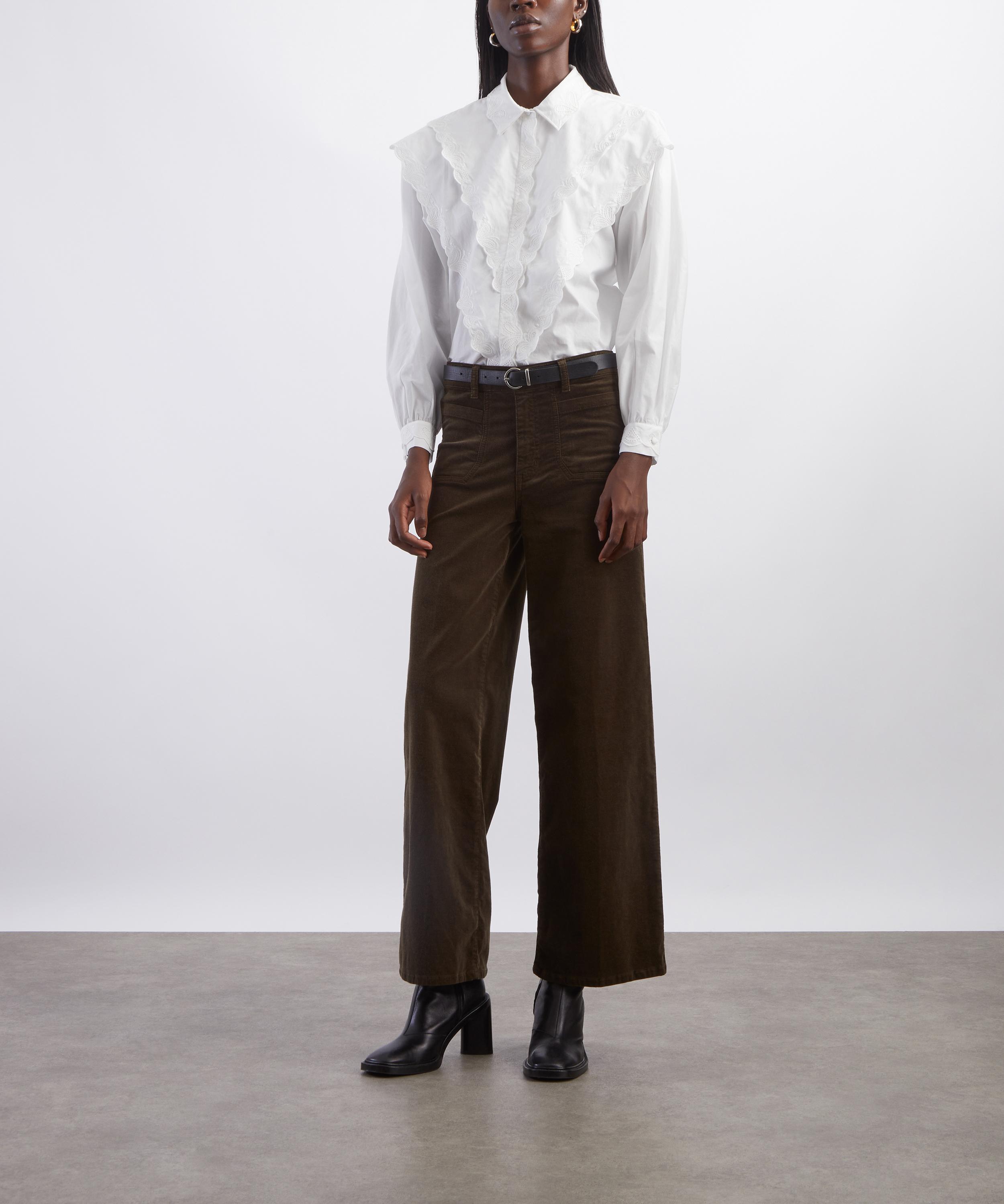 Frame - Cotton Poplin Equestrian Shirt image number 1