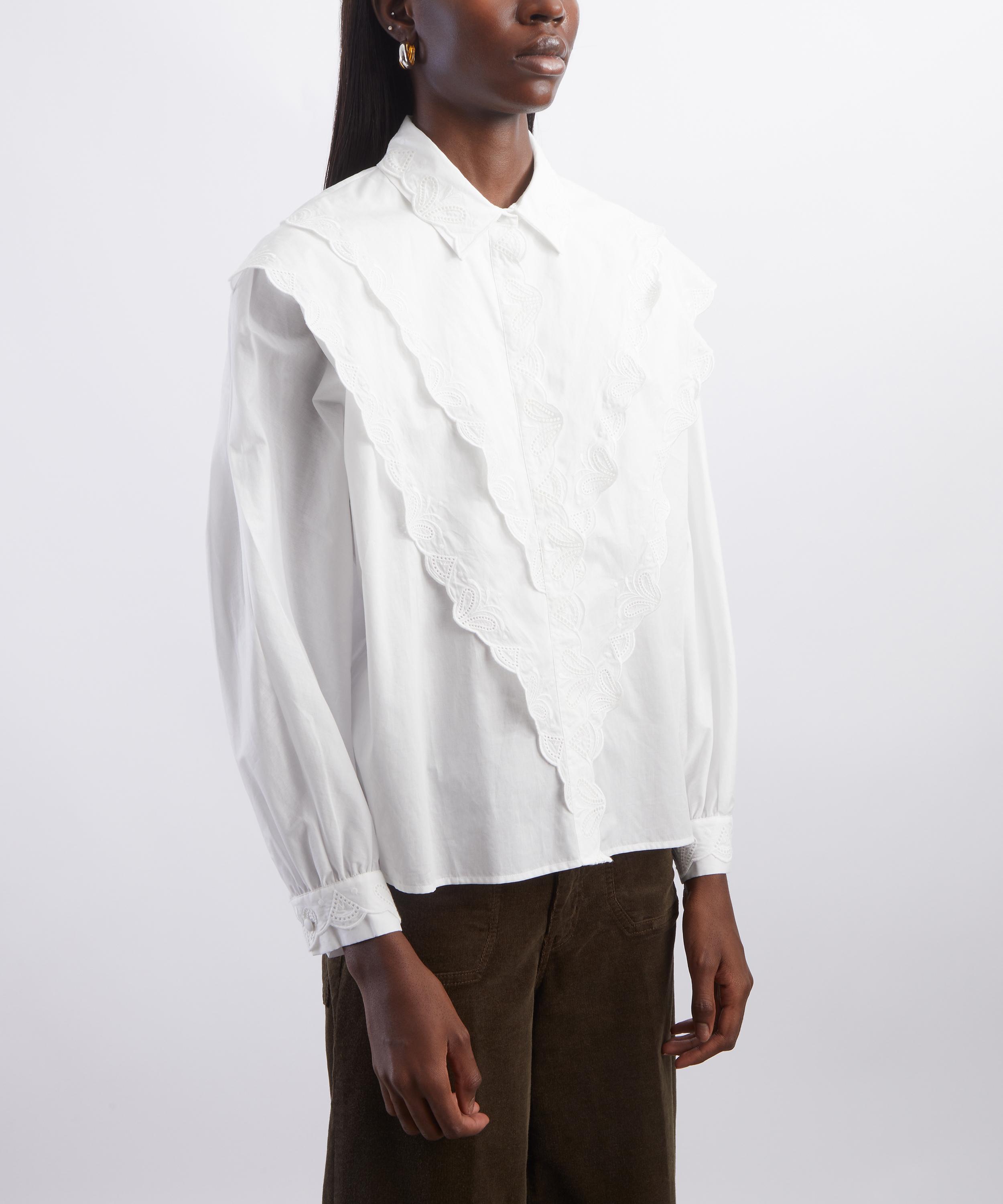 Frame - Cotton Poplin Equestrian Shirt image number 2
