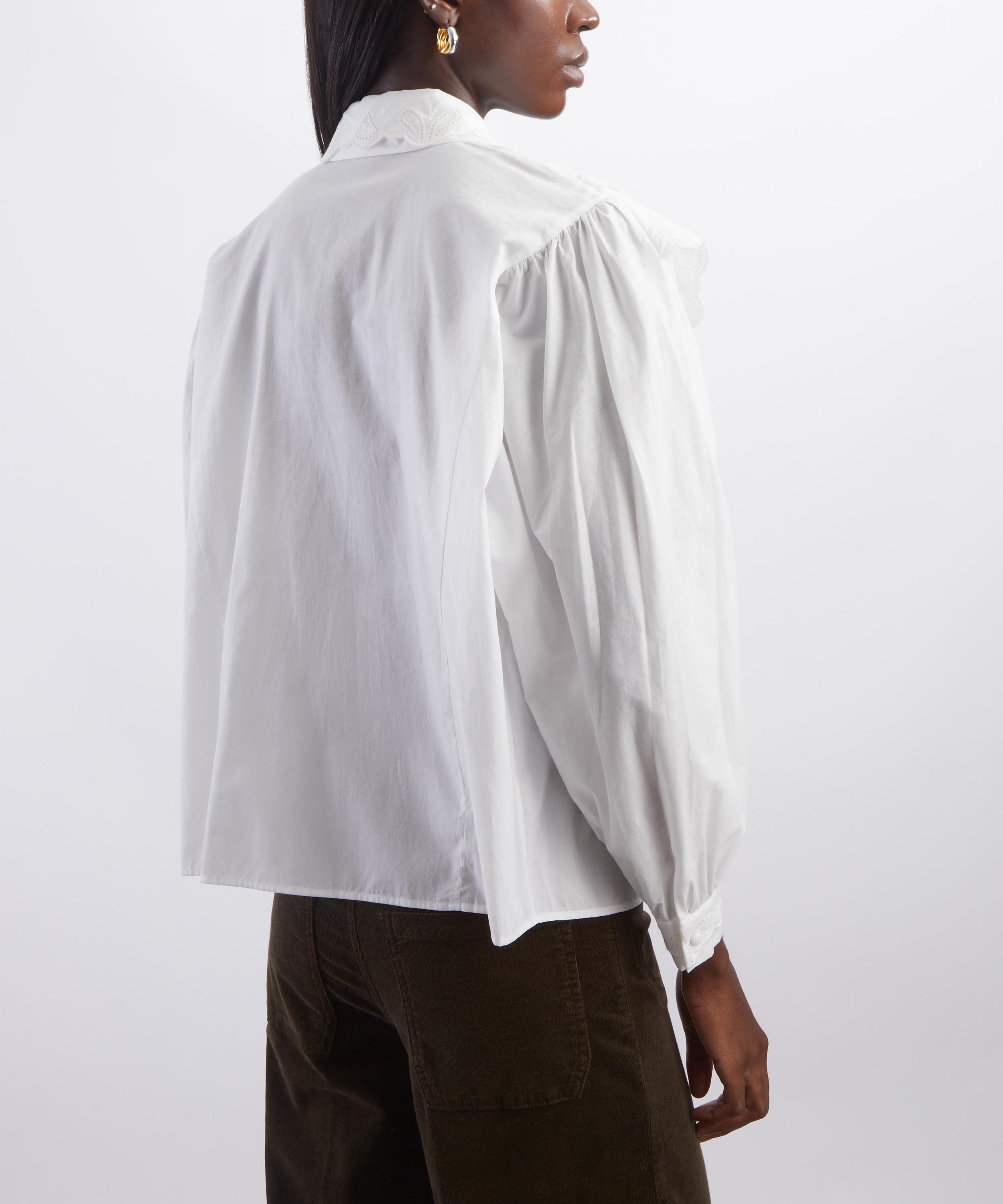 Frame - Cotton Poplin Equestrian Shirt image number 3